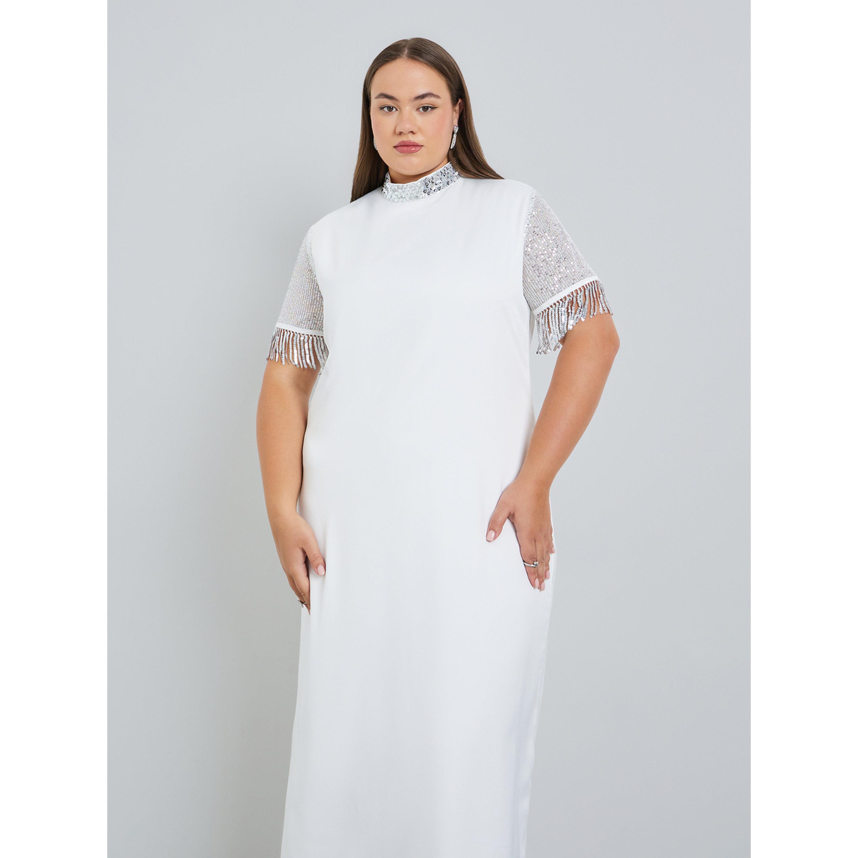 Styli Plus Size Off-White Embellished Shift Maxi Dress-women-clothing-dresses-image-3