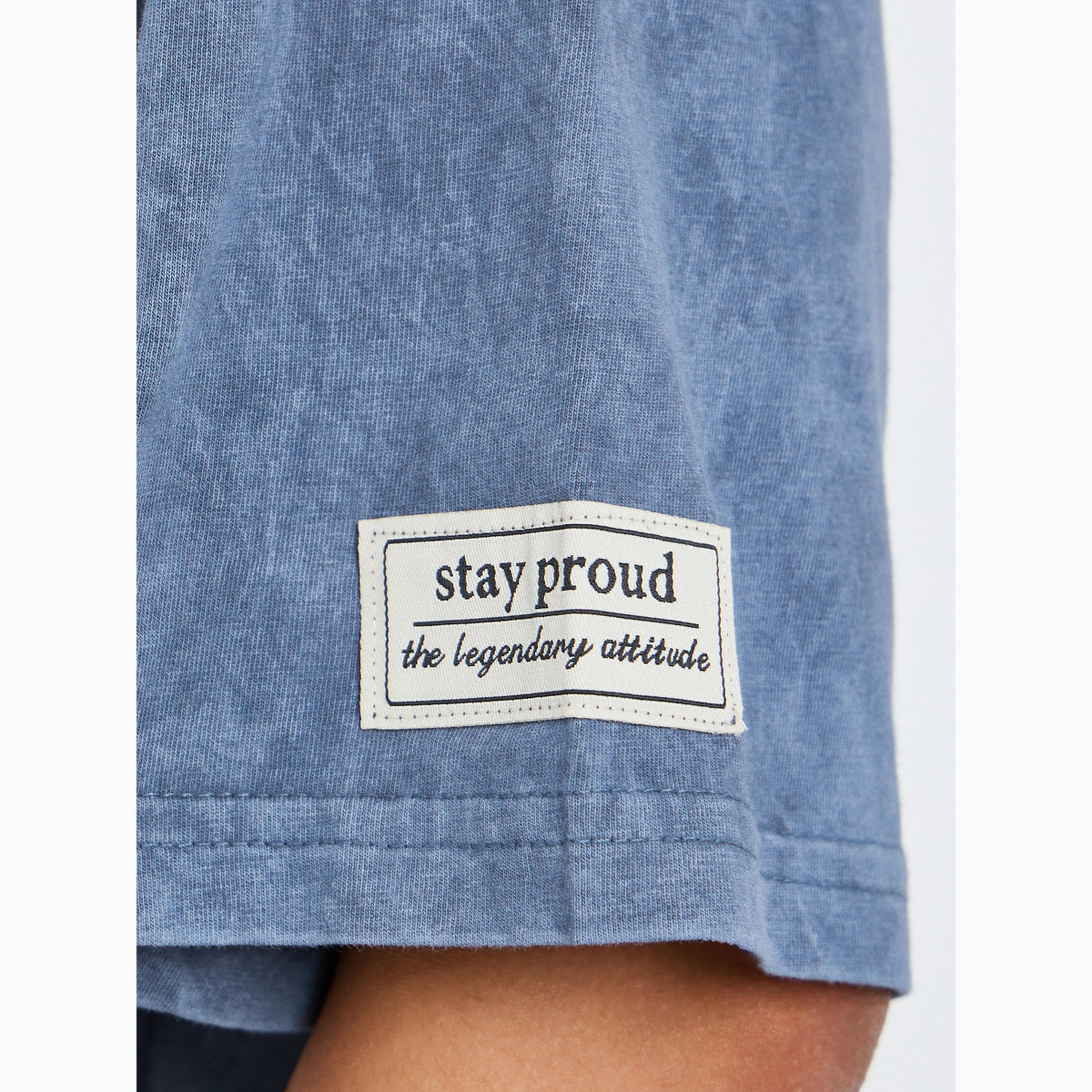 تيشيرت بقصة واسعة بلمسة أسيد واش-women-clothing-tshirts-image-4