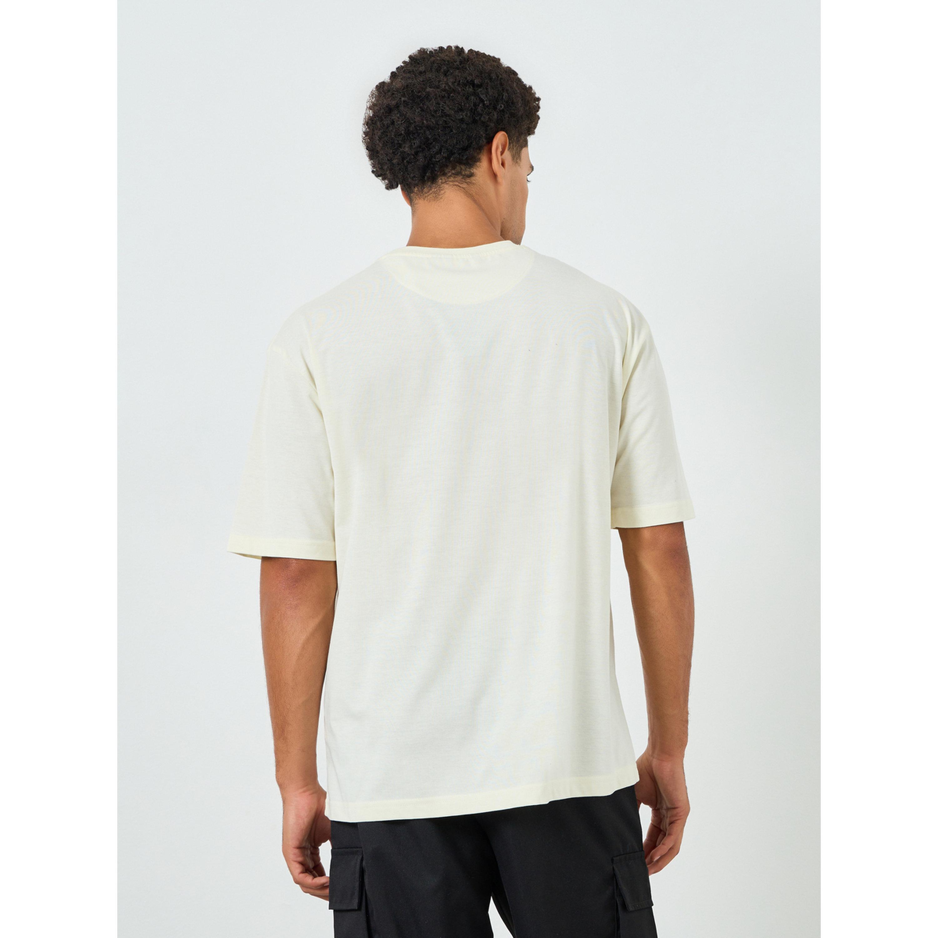 Styli Men Off-White Graphic Print Oversized T-Shirt-men-clothing-tshirtsandpolos-tshirts-image-4