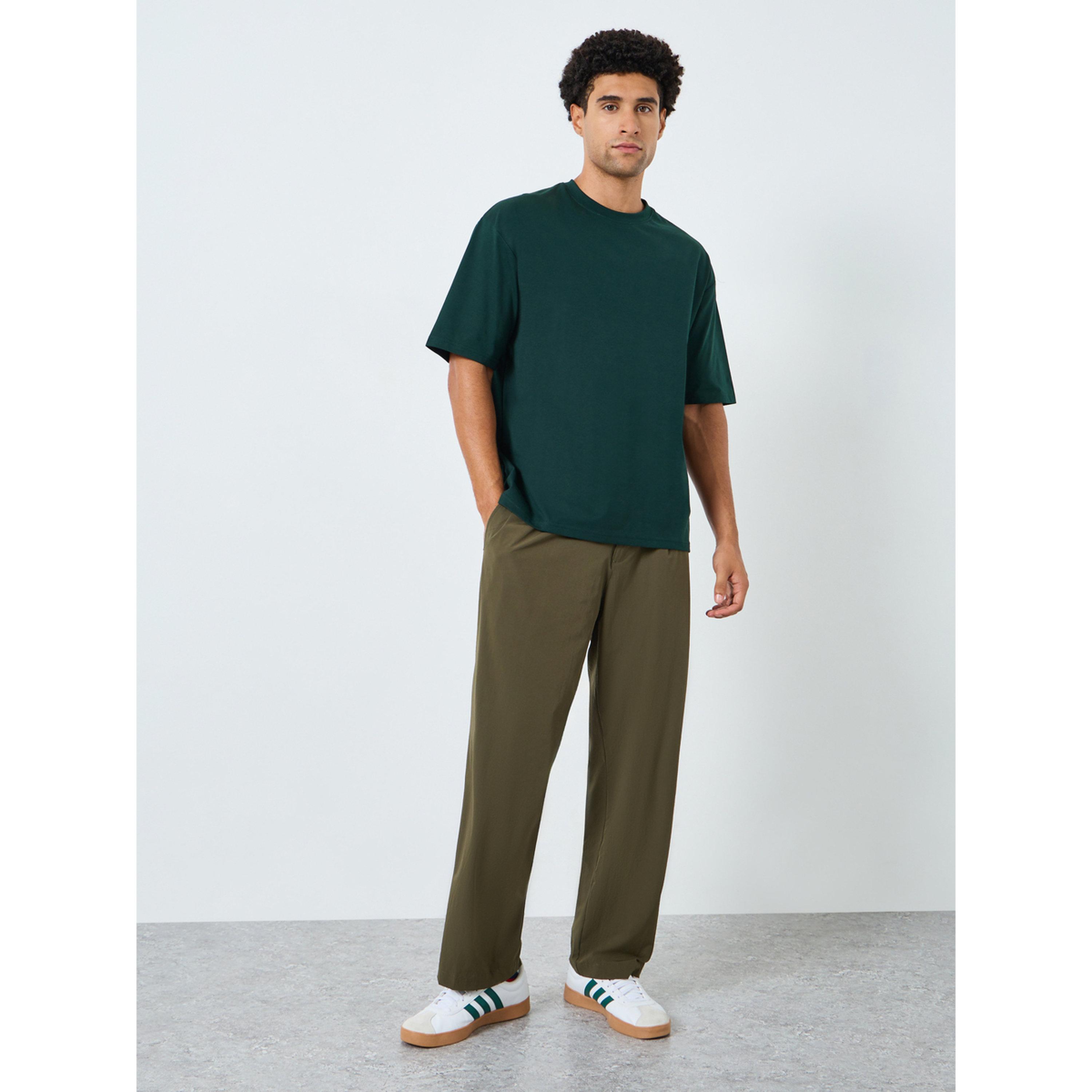 Styli Men Green Graphic Oversized T-Shirt-men-clothing-tshirtsandpolos-tshirts-image-2