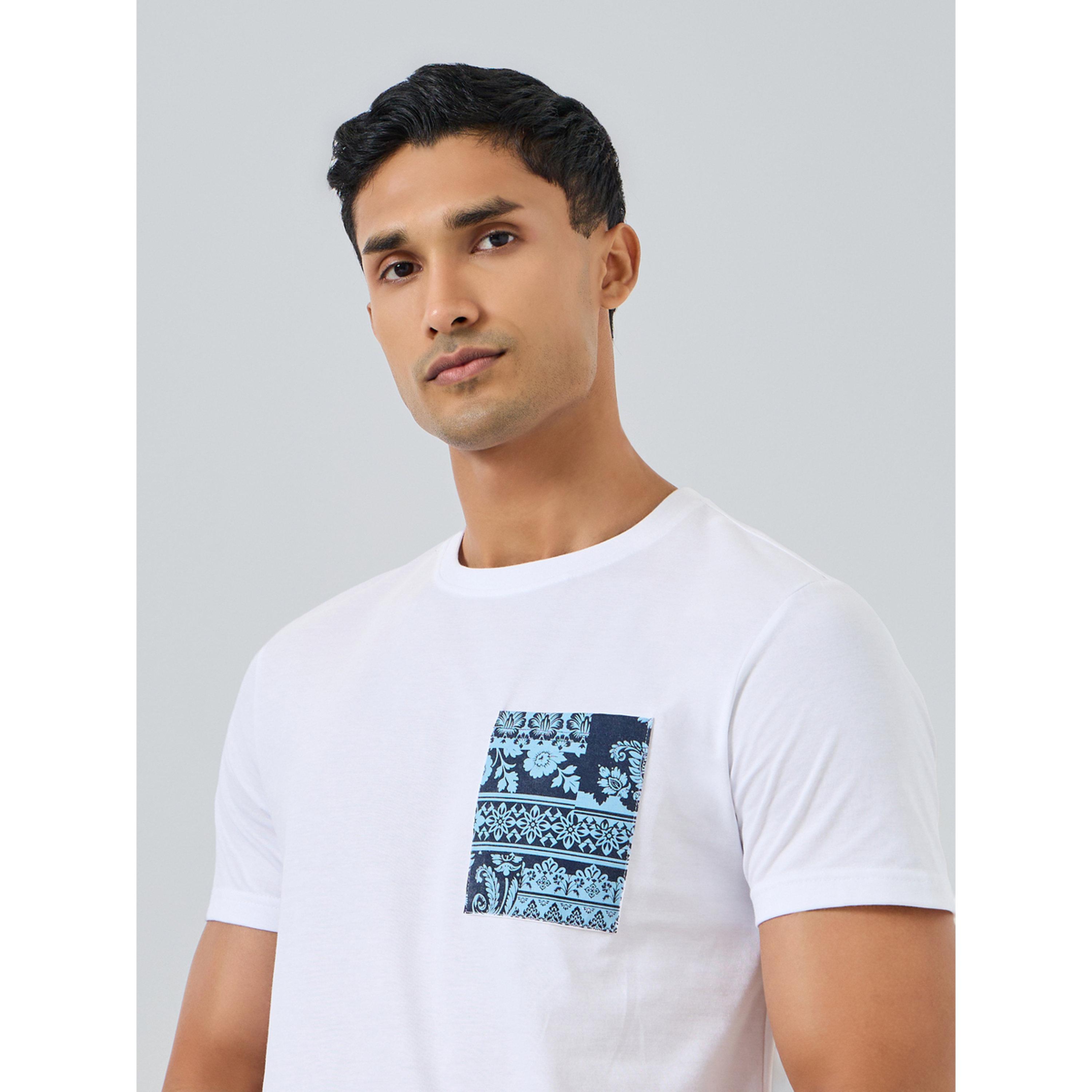 Styli Men Regular Paisley Pocket Print T-Shirt-men-clothing-tshirtsandpolos-tshirts-image-3