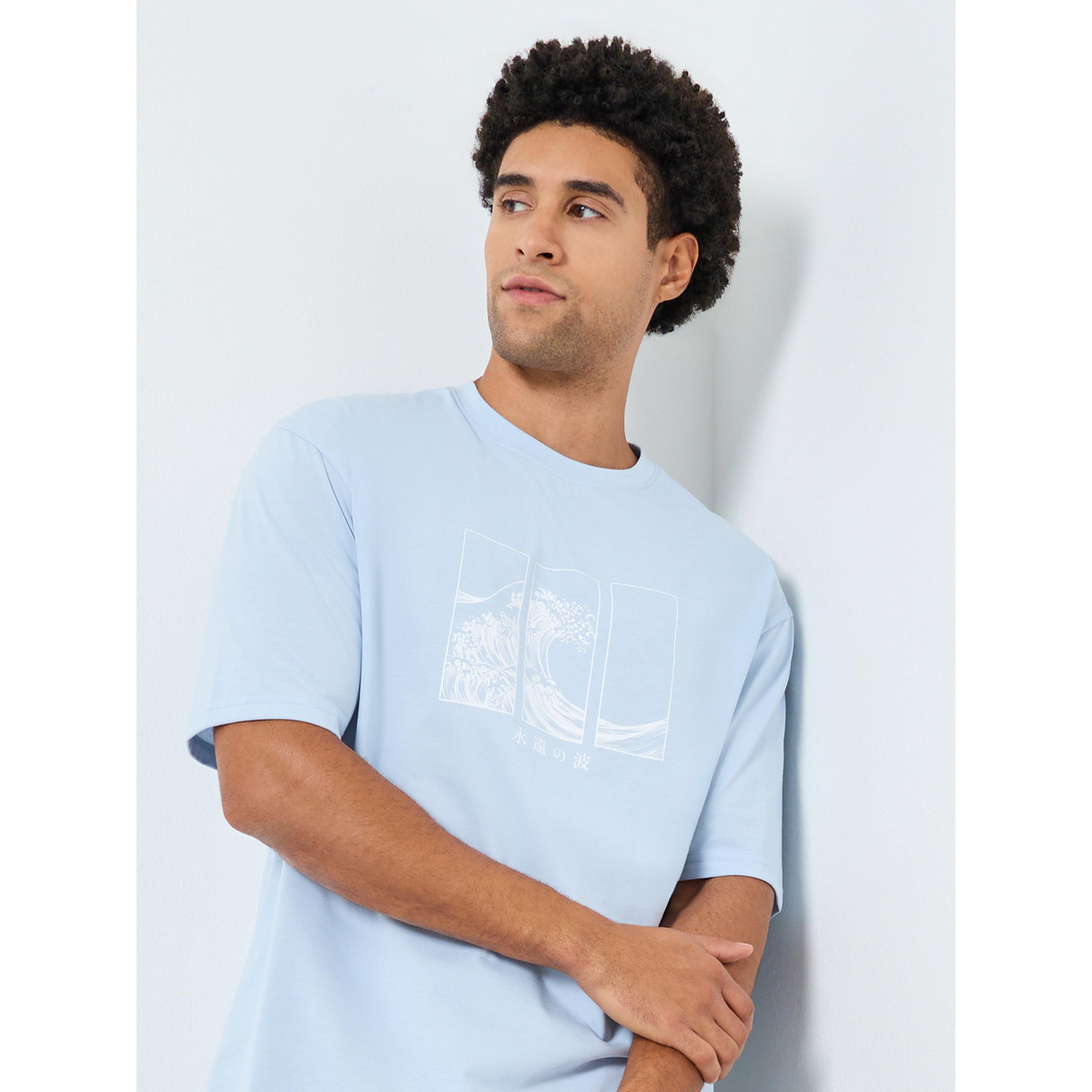 تيشيرت بمقاس كبير بطبعة جرافيك-men-clothing-tshirtsandpolos-tshirts-image-3