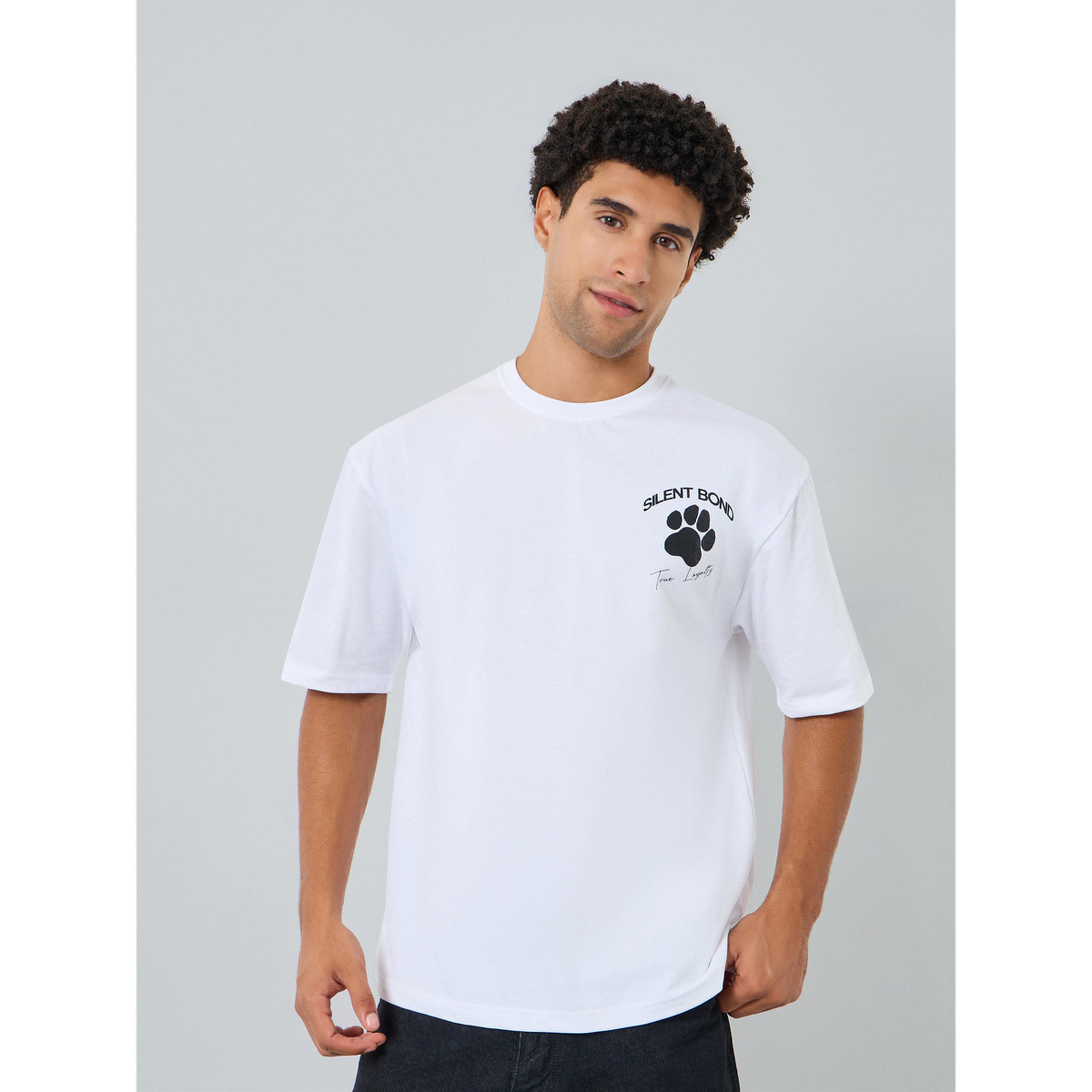 تيشيرت فضفاض بطبعة جرافيك-men-clothing-tshirtsandpolos-tshirts-image-1