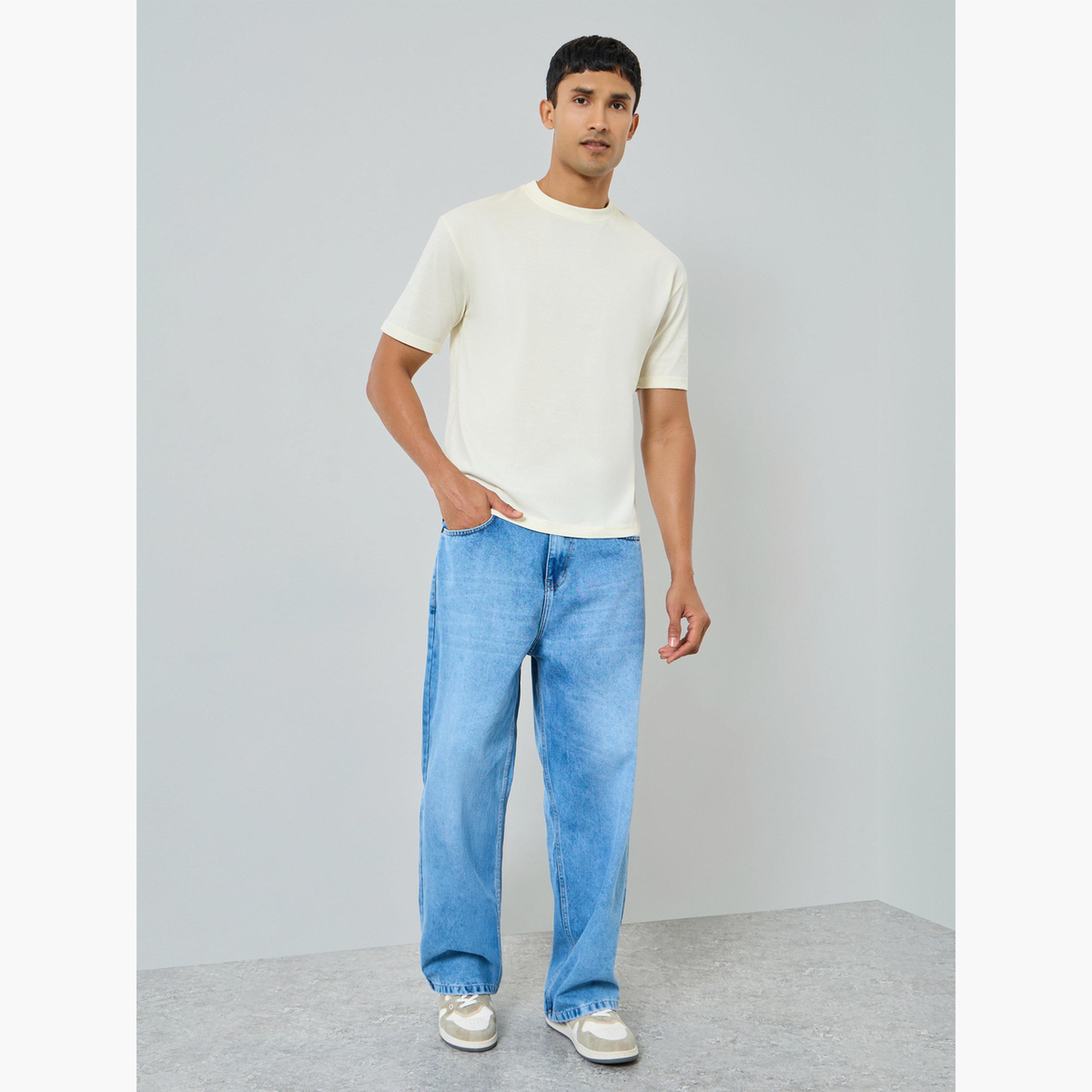 Styli Men Off-White Graphic Print Oversized T-Shirt-men-clothing-tshirtsandpolos-tshirts-image-2