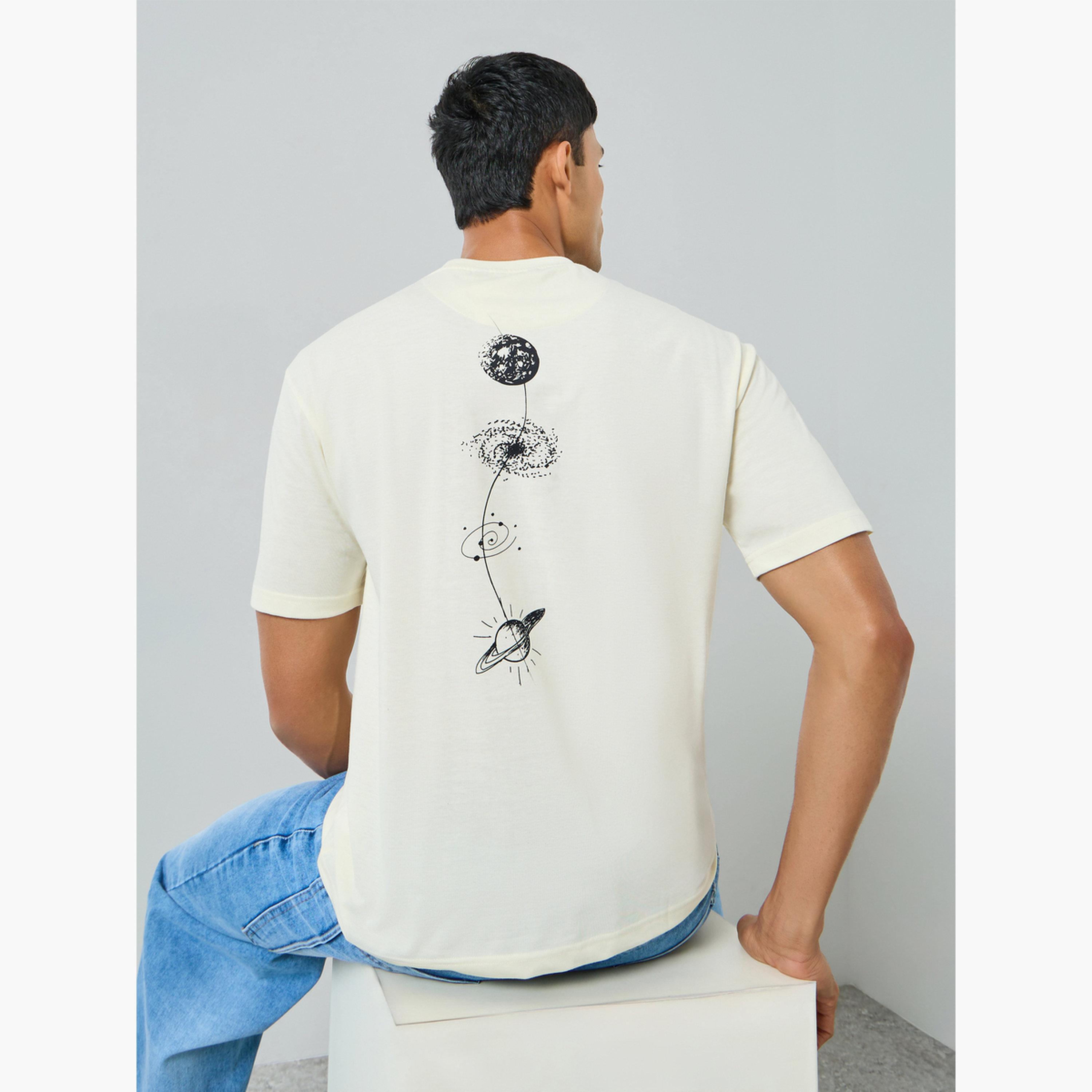 Styli Men Off-White Graphic Print Oversized T-Shirt-men-clothing-tshirtsandpolos-tshirts-image-4