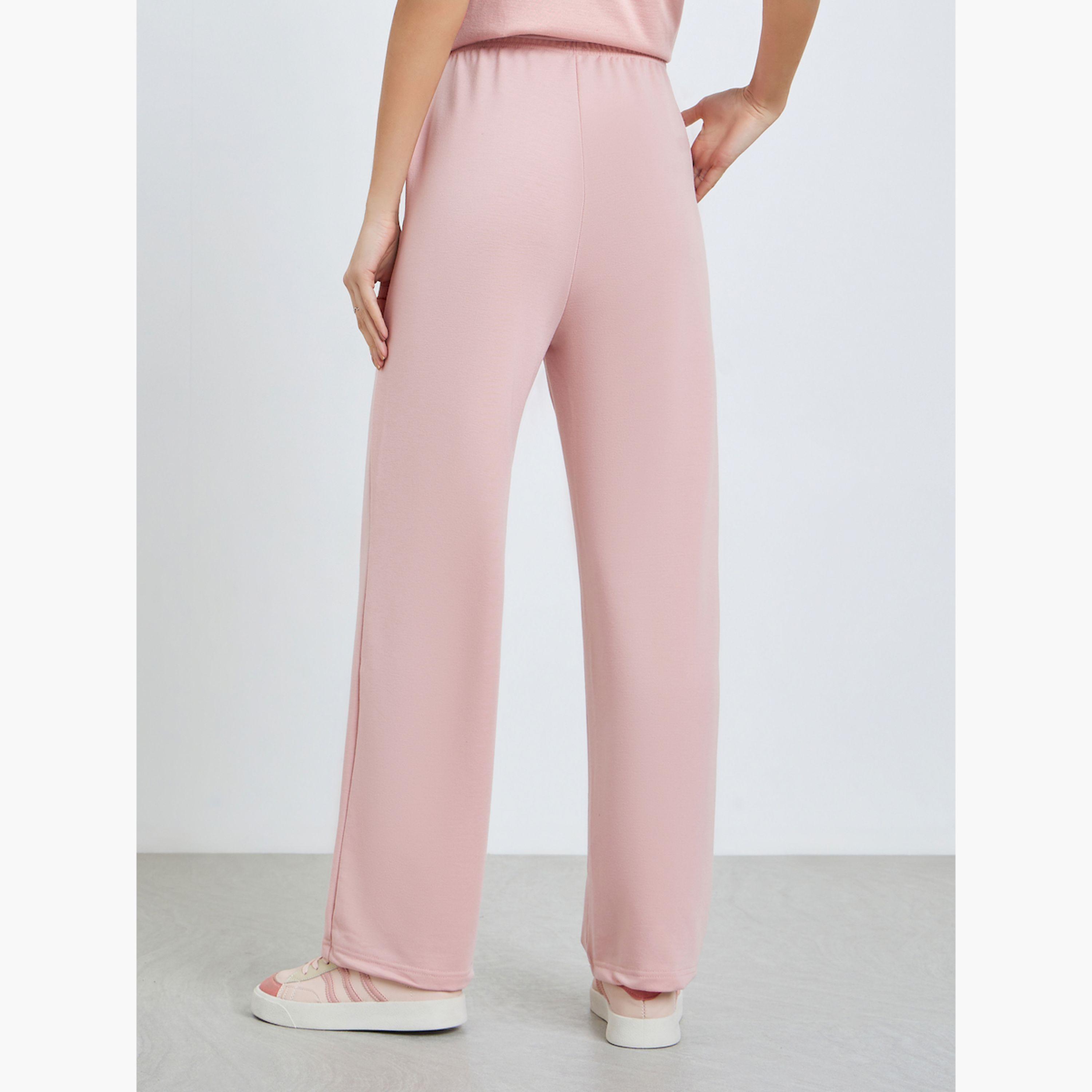 جوغر بأرجل واسعة وتفاصيل محزوزة-women-clothing-bottoms-joggers-image-4