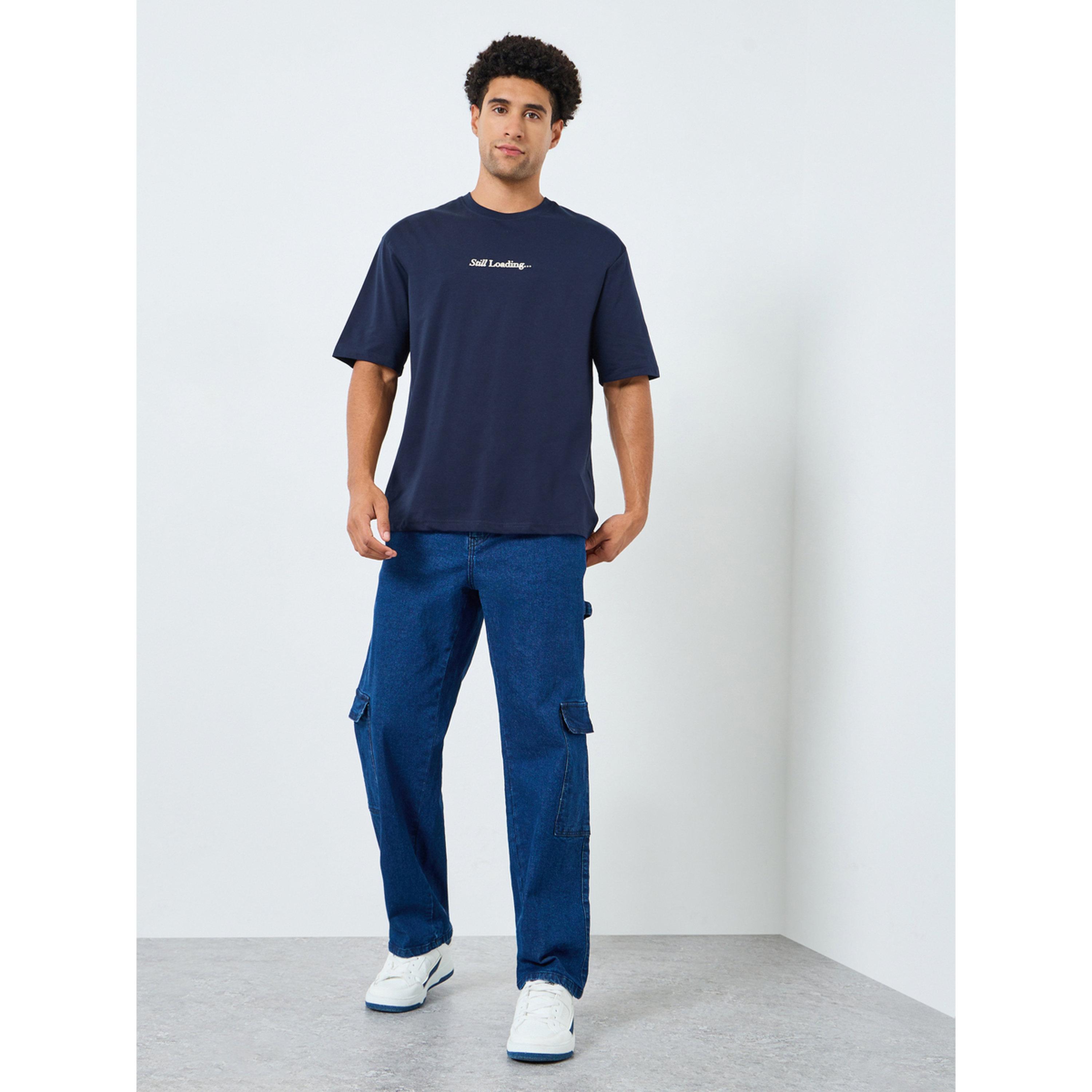 تيشيرت بمقاس كبير بطبعة جرافيك-men-clothing-tshirtsandpolos-tshirts-image-2