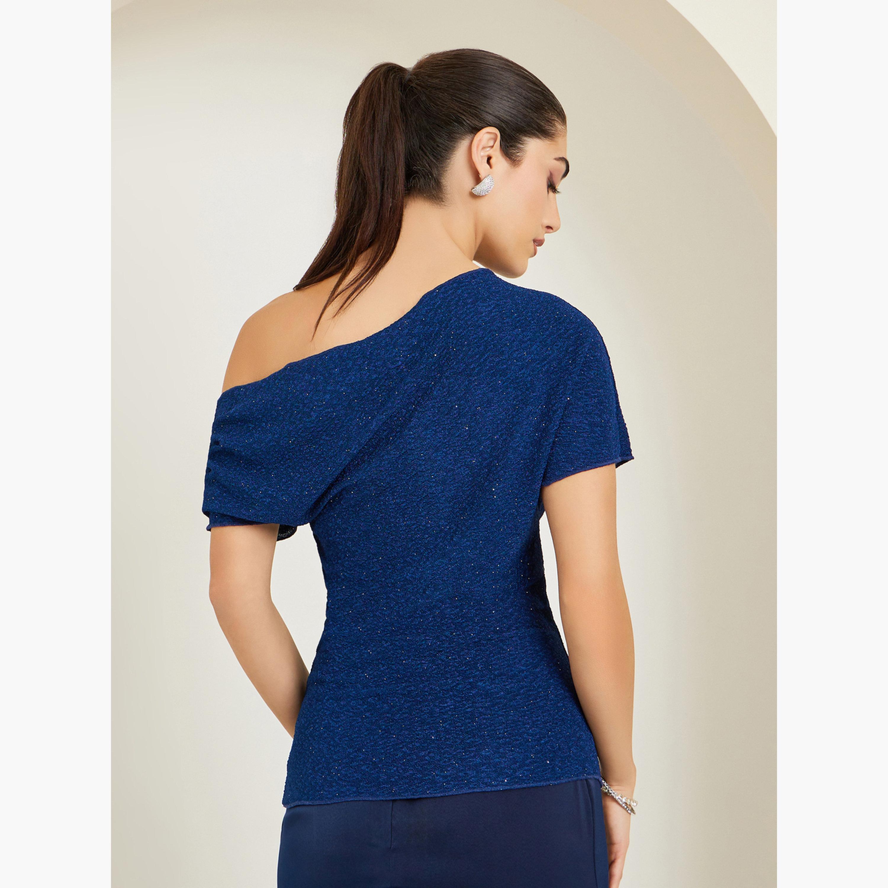 بلوزة محبوكة بياقة غير متماثلة-women-clothing-shirtsandblouses-blouses-image-5
