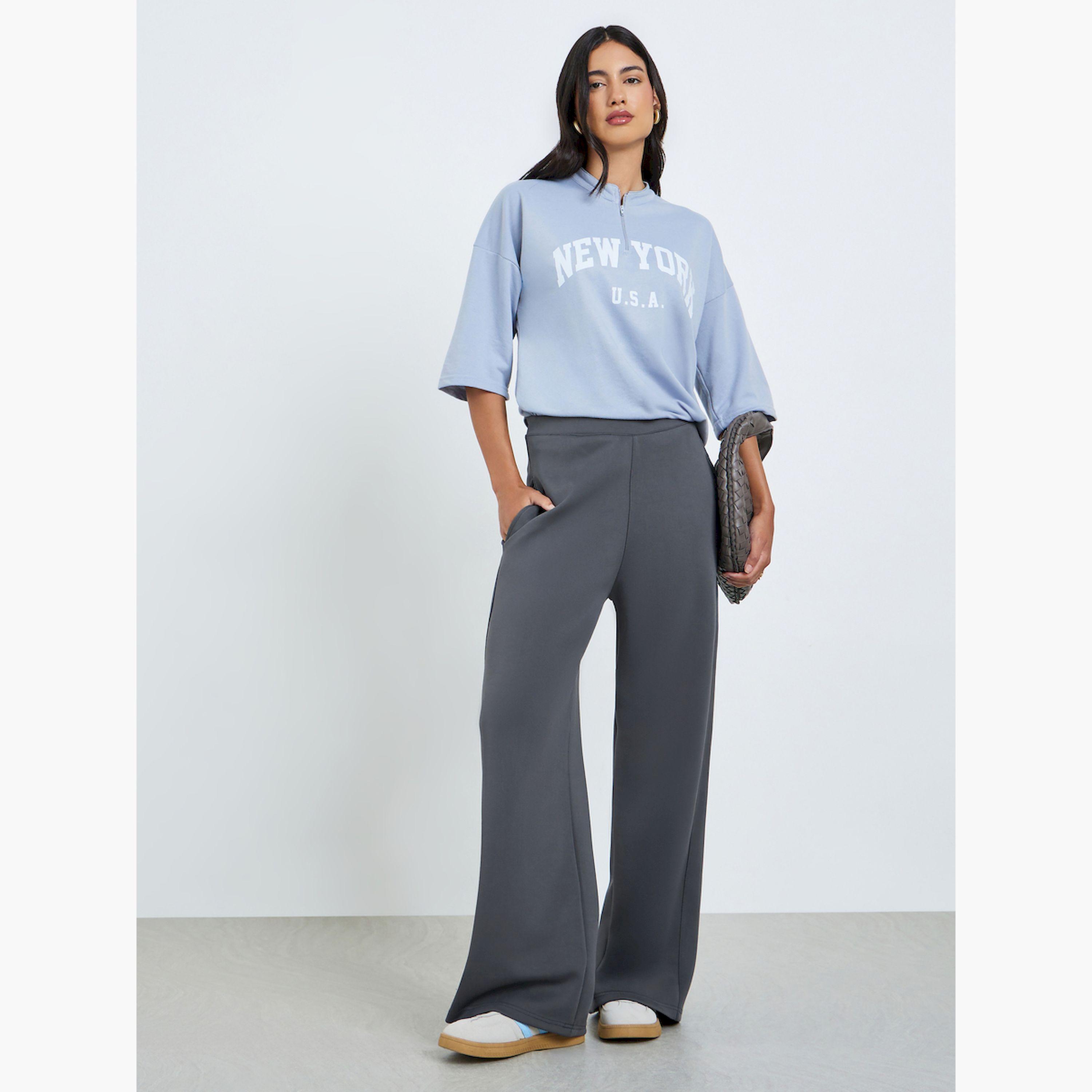 جوغر بقطن سكوبا وأرجل واسعة-women-clothing-bottoms-joggers-image-2