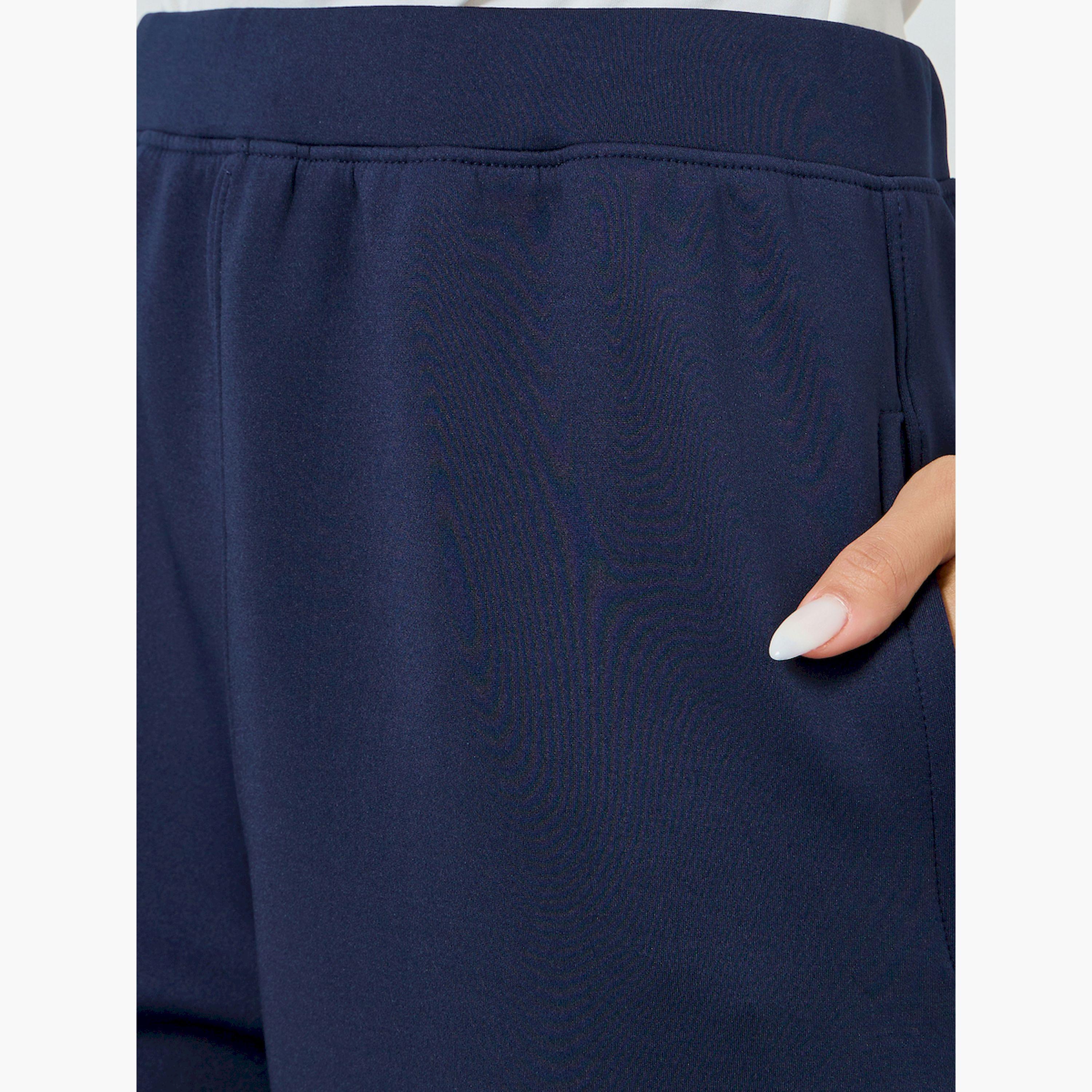 بنطال جوجر محبوك بساق واسعة-women-clothing-bottoms-joggers-image-3