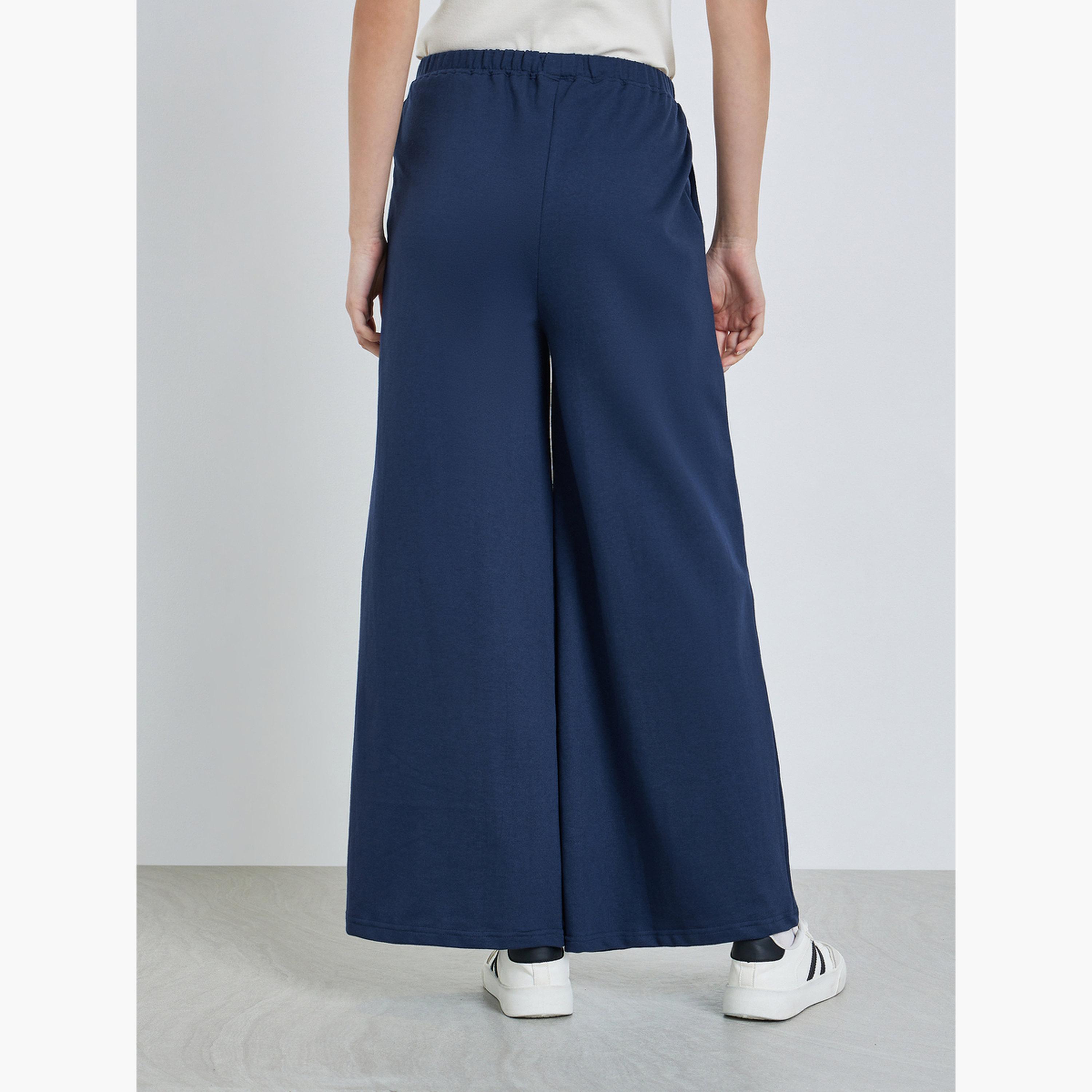 بنطال جوغربأرجل واسعة لون كحلي-women-clothing-bottoms-trousers-image-3