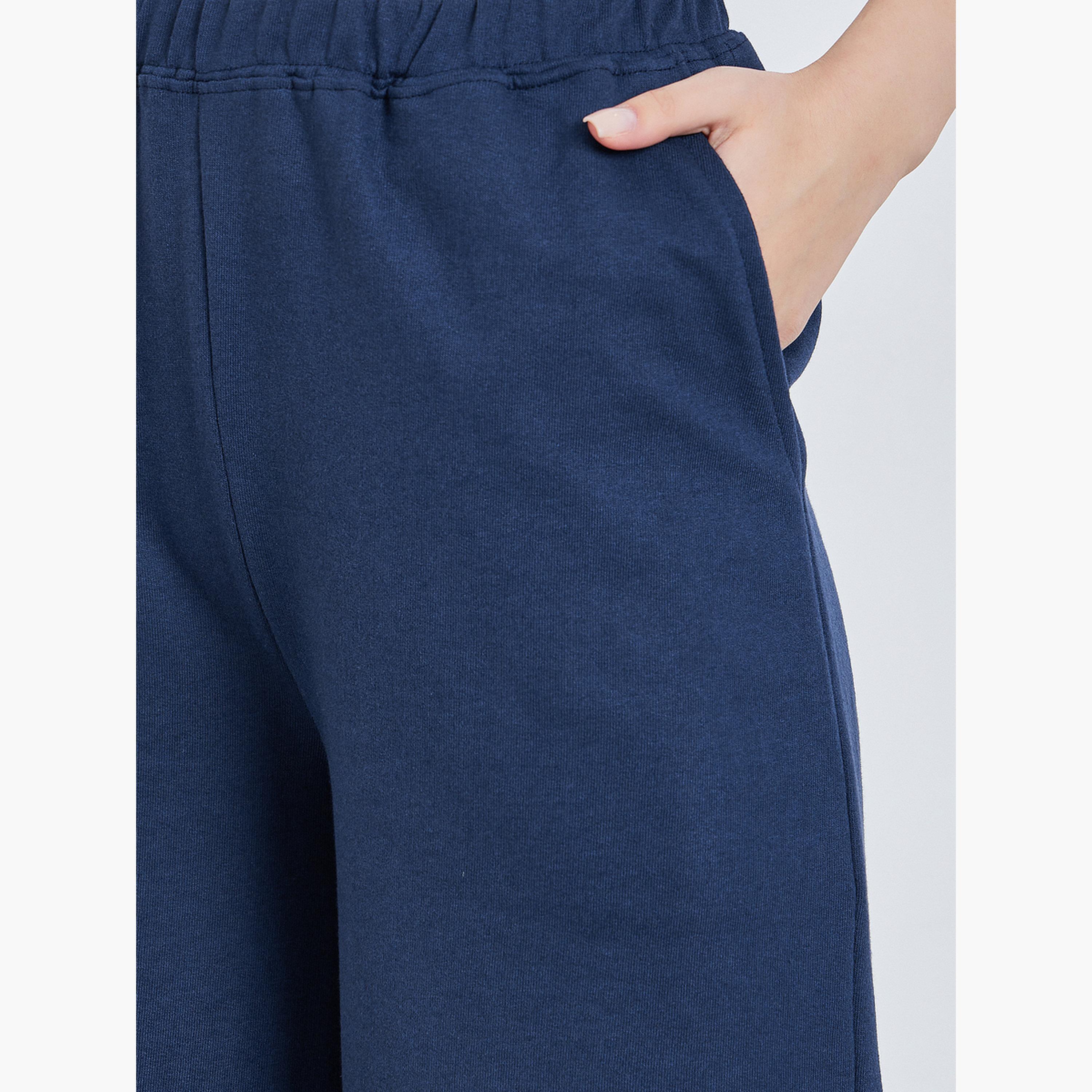 بنطال جوغربأرجل واسعة لون كحلي-women-clothing-bottoms-trousers-image-4