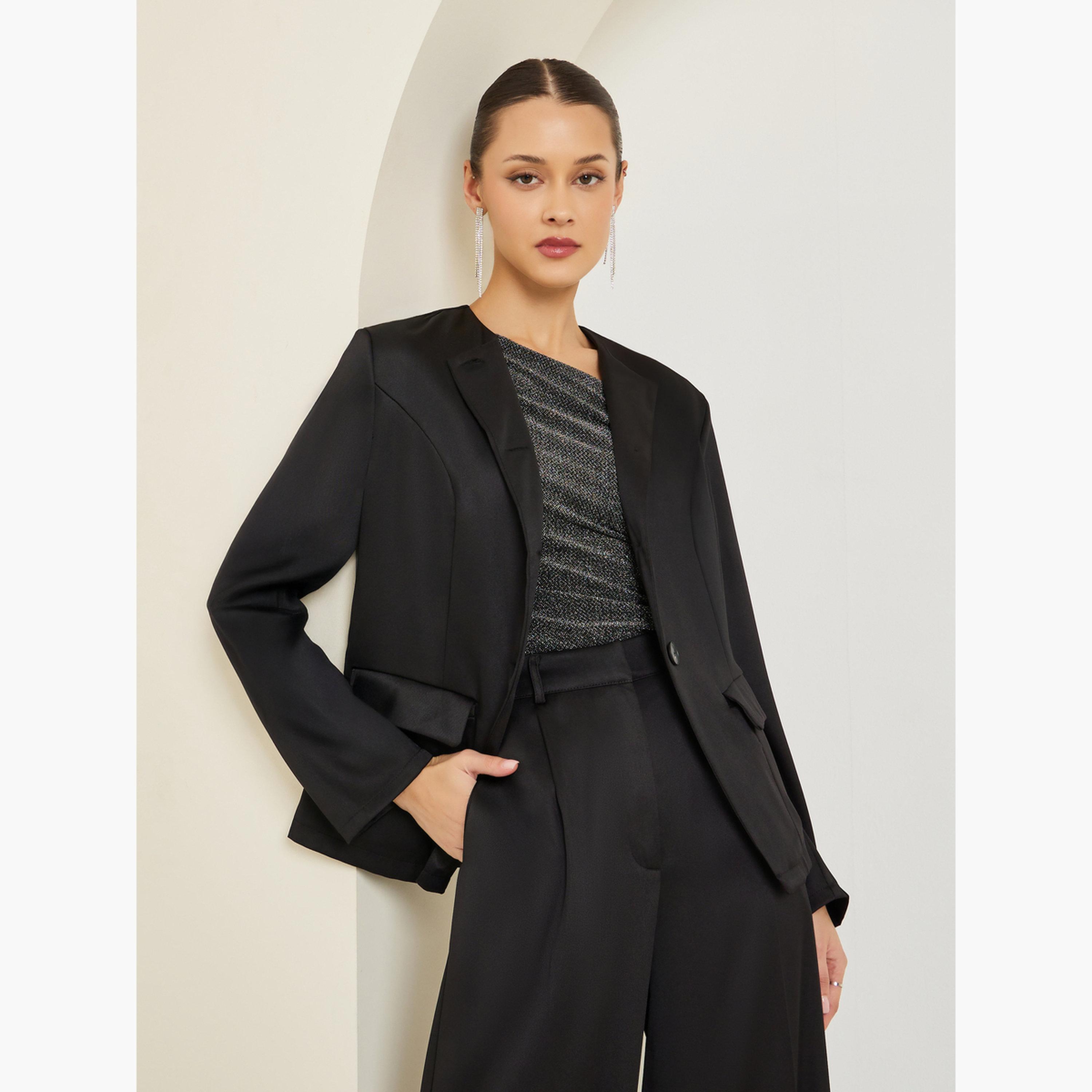 طقم منسق من بليزر وبنطال بأرجل واسعة-women-clothing-coordsets-image-3