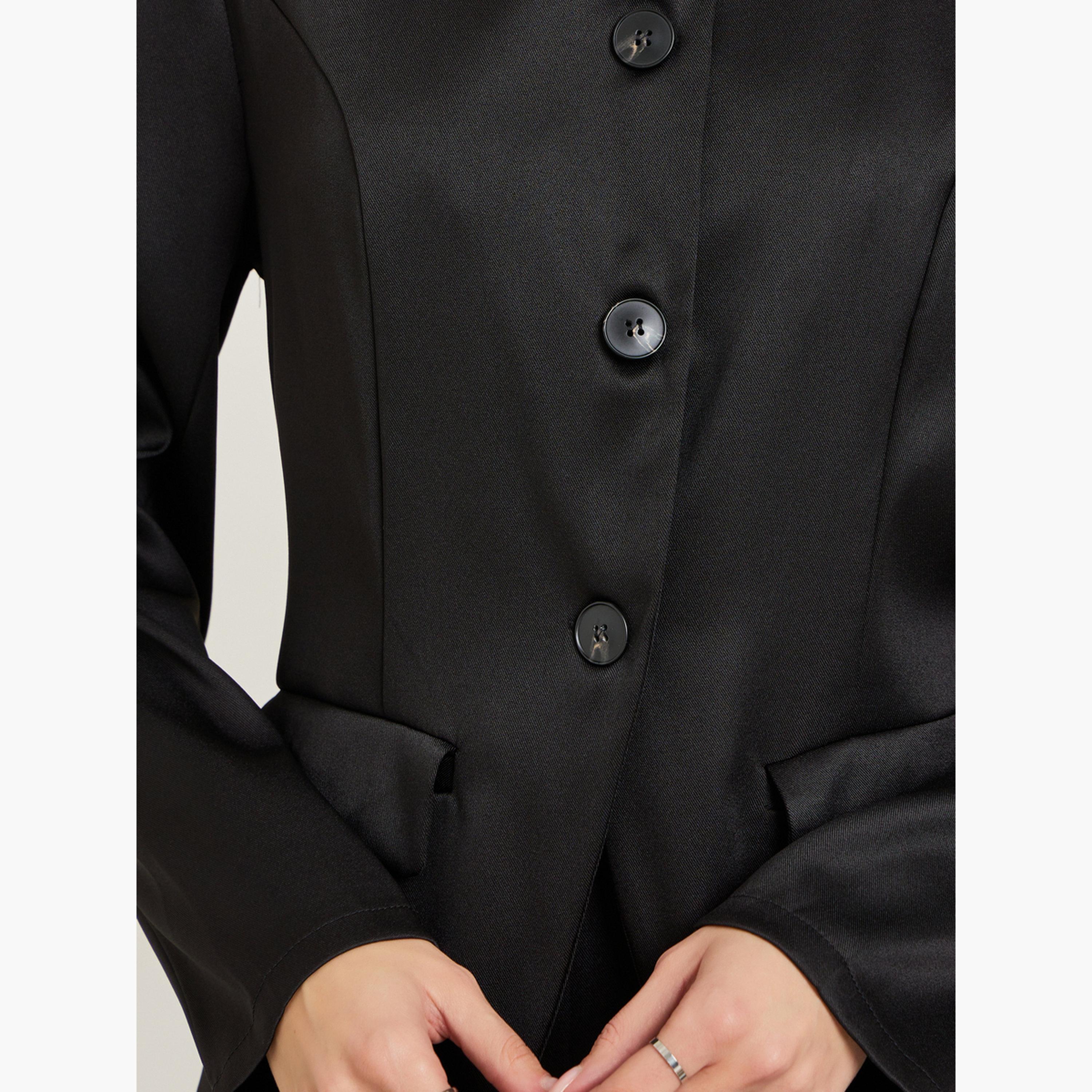 طقم منسق من بليزر وبنطال بأرجل واسعة-women-clothing-coordsets-image-4