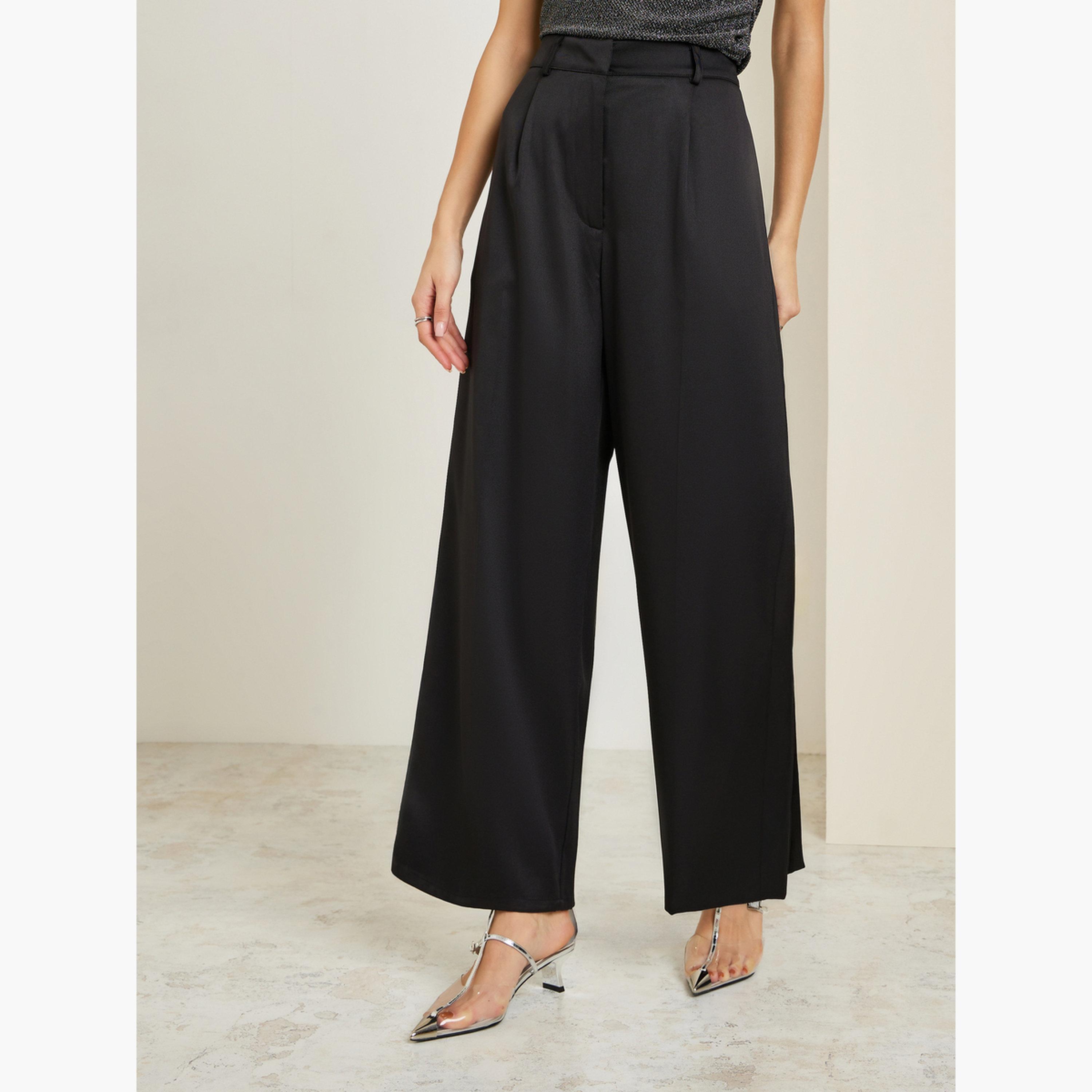 طقم منسق من بليزر وبنطال بأرجل واسعة-women-clothing-coordsets-image-5