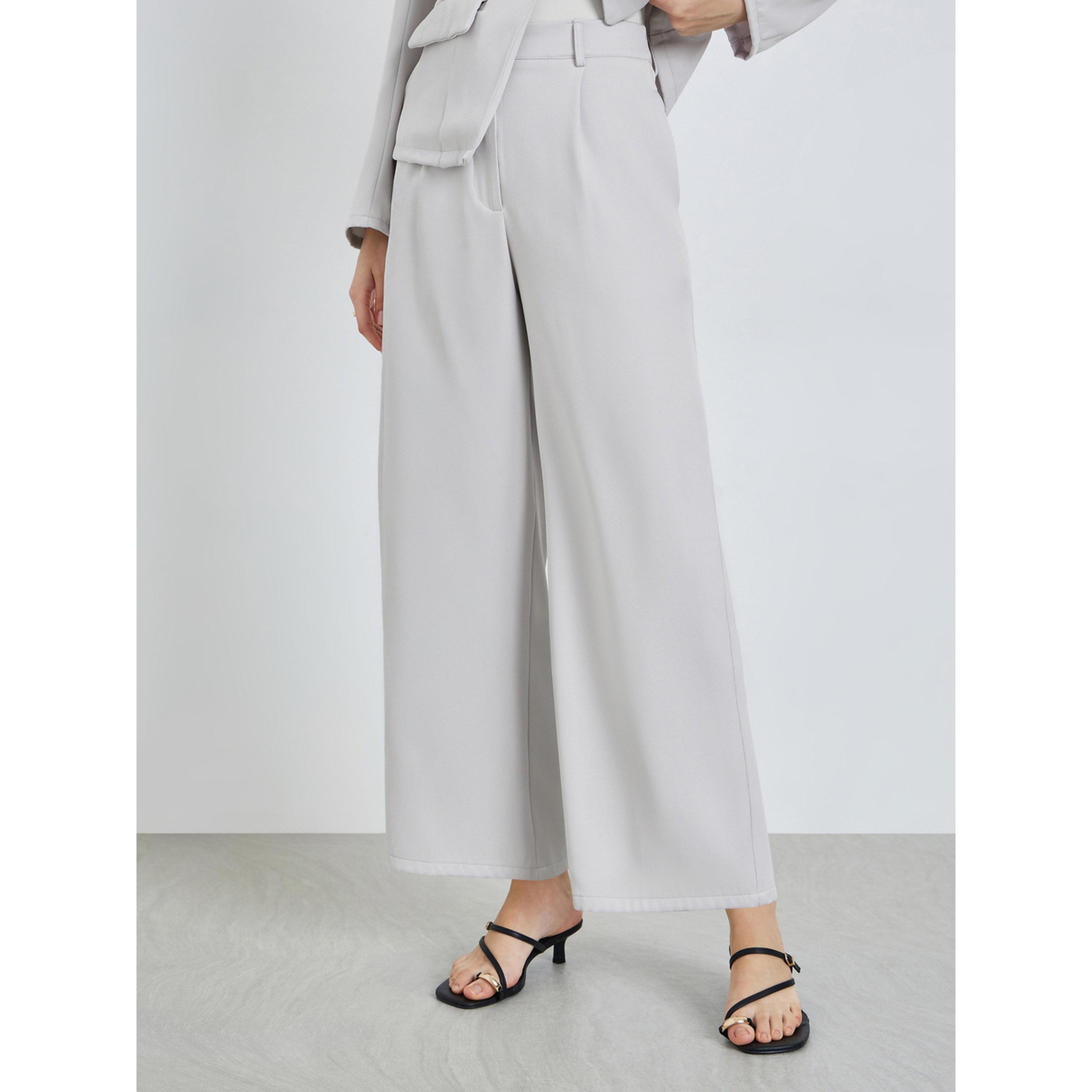 طقم من بليزر وبنطال بأرجل واسعة-women-clothing-coordsets-image-4