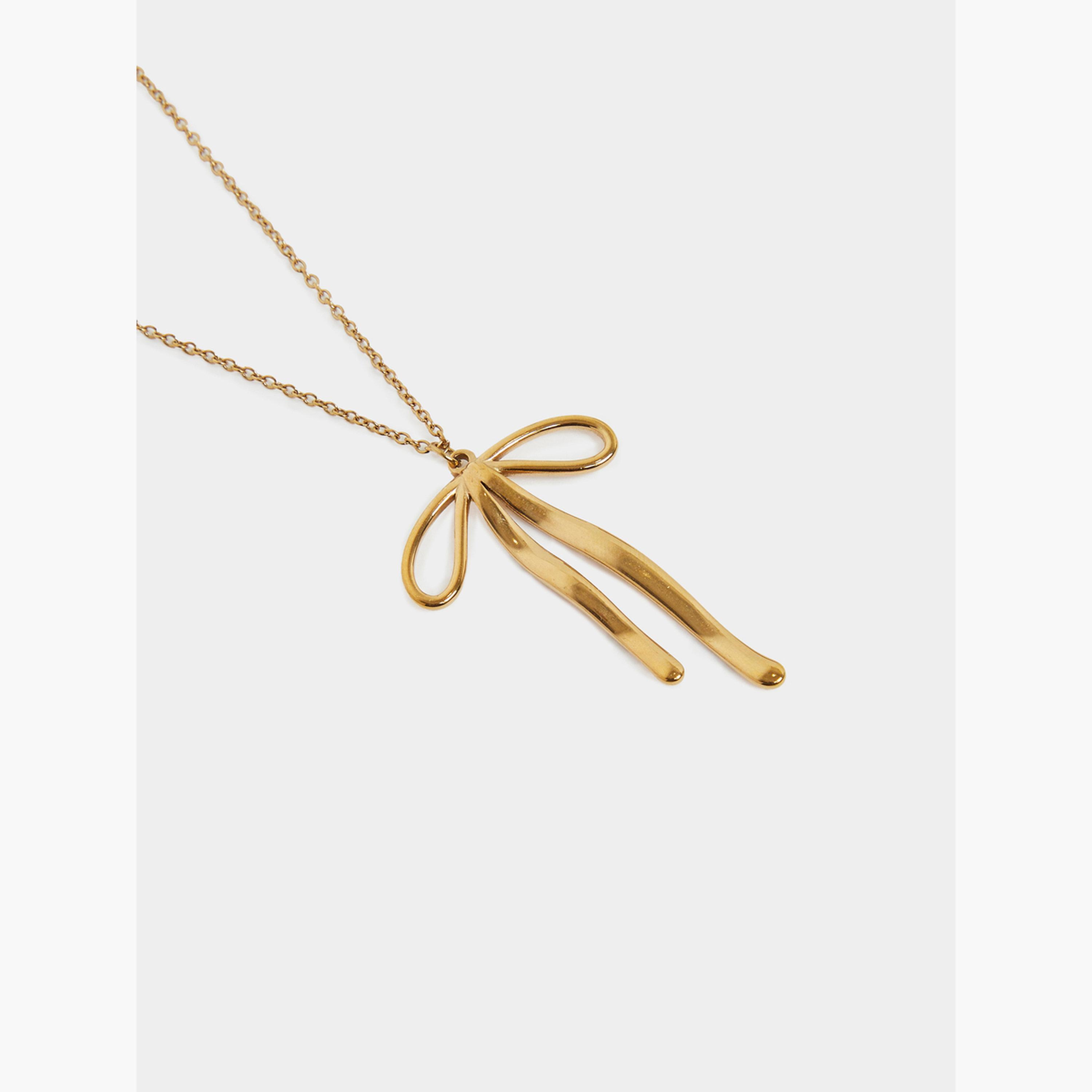 Styli Bow Pendant Necklace-women-watchesandjewellery-jewellery-necklacesandpendants-image-2