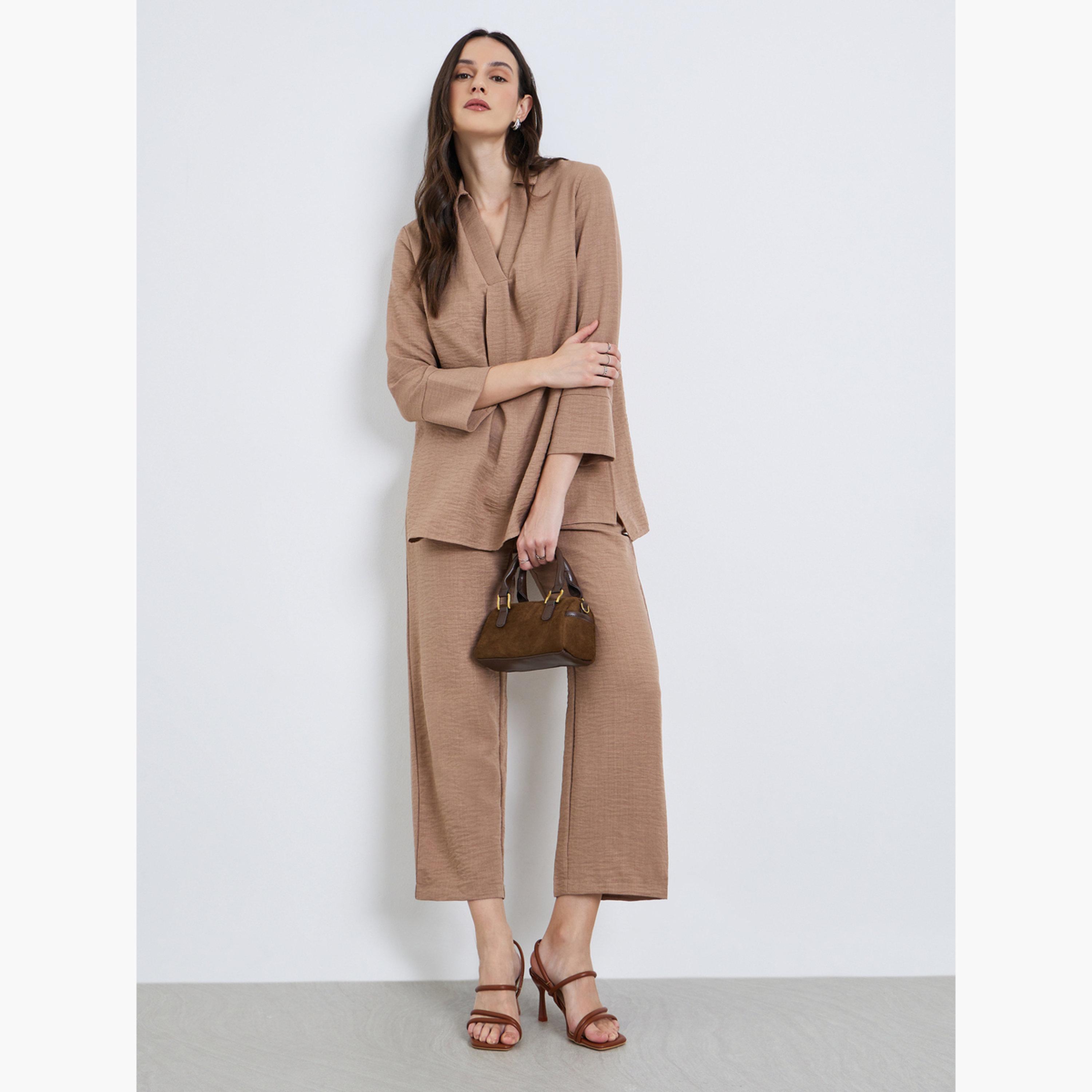 بلوزة طويل بأكمام متوسطة-women-clothing-shirtsandblouses-blouses-image-2