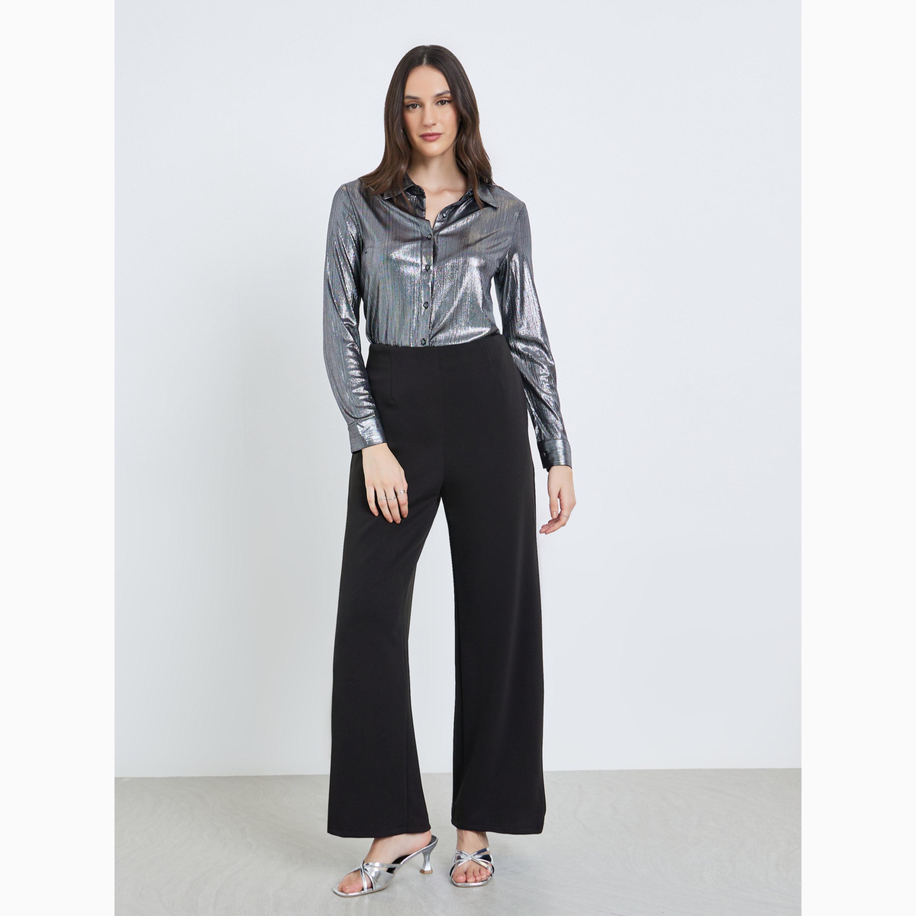 بنطال بأرجل واسعة سادة-women-clothing-bottoms-joggers-image-2