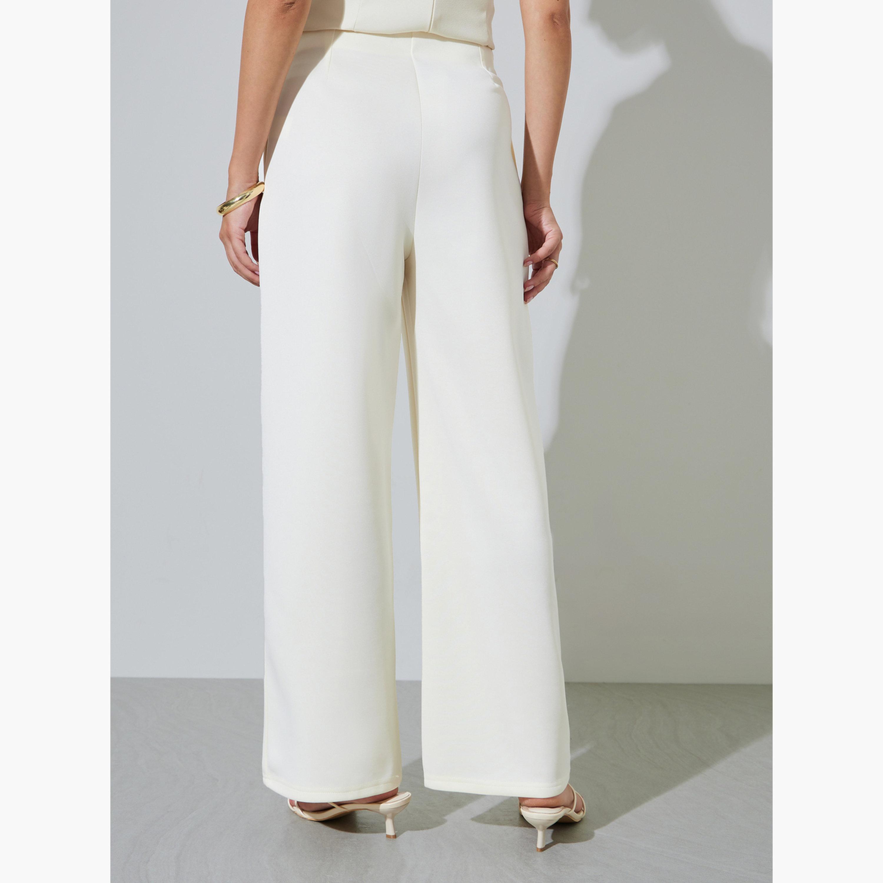 Styli Cream Super Stretch Scuba Pants-women-clothing-bottoms-joggers-image-5