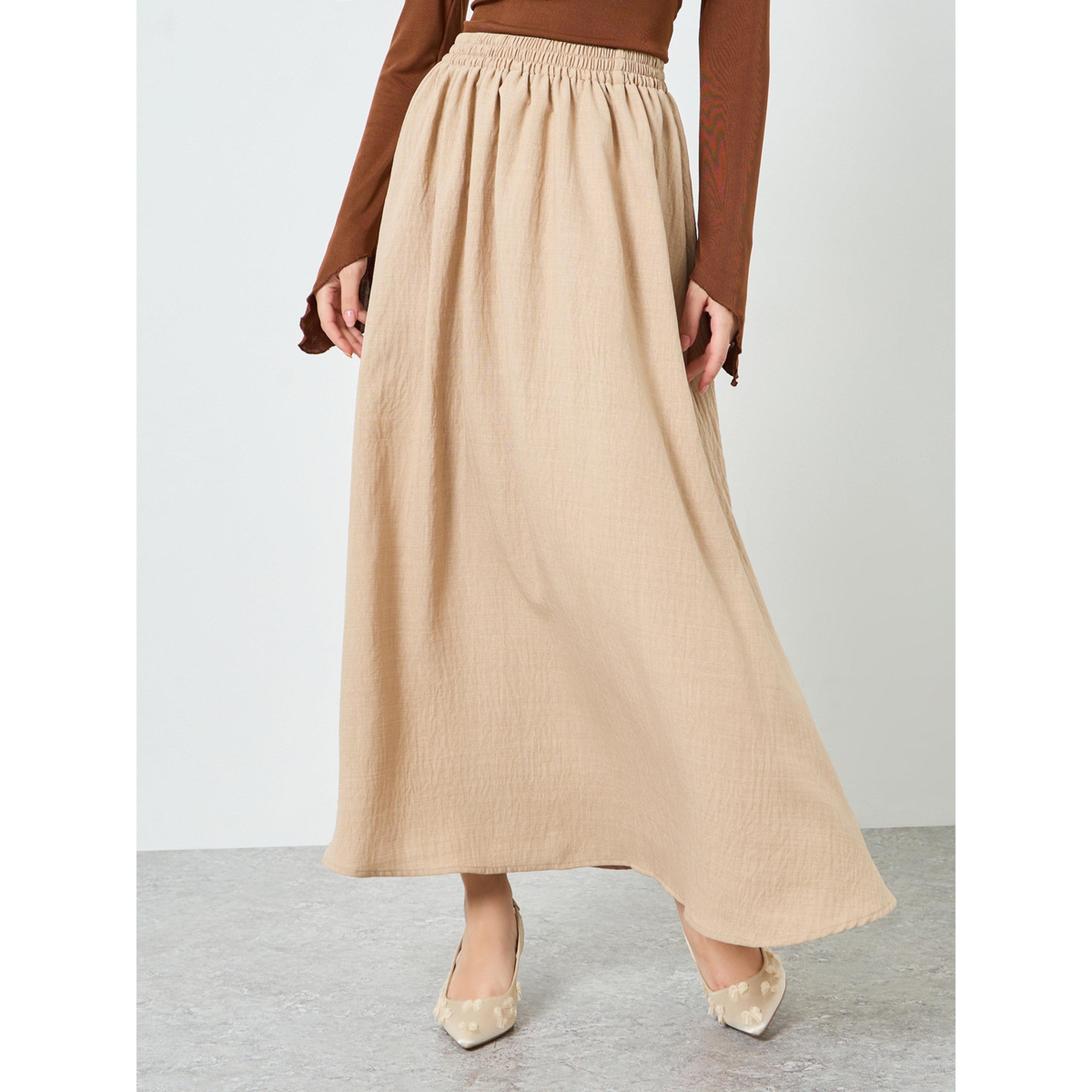 تنورة طويلة وحافة واسعة-women-clothing-bottoms-skirts-image-1