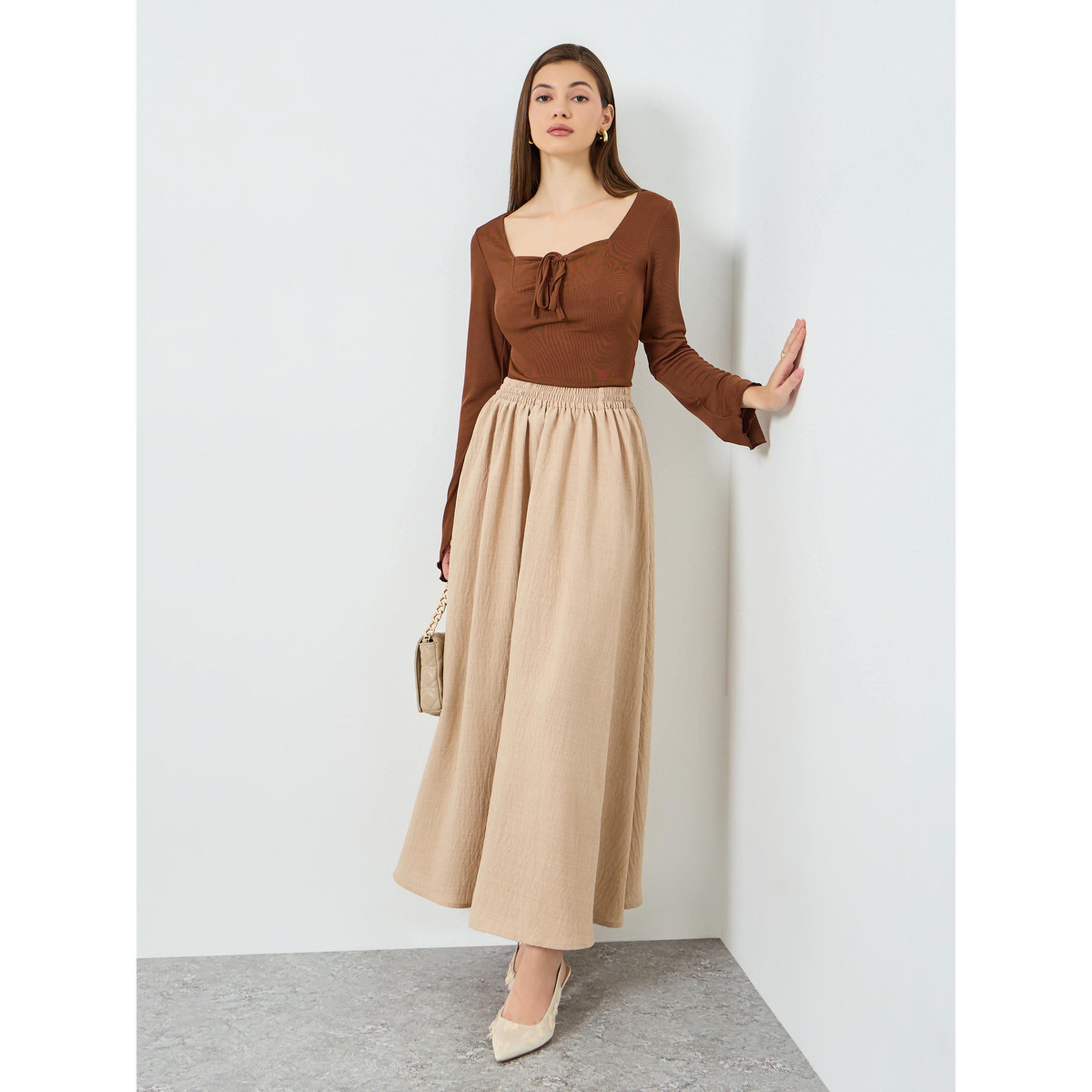 تنورة طويلة وحافة واسعة-women-clothing-bottoms-skirts-image-2