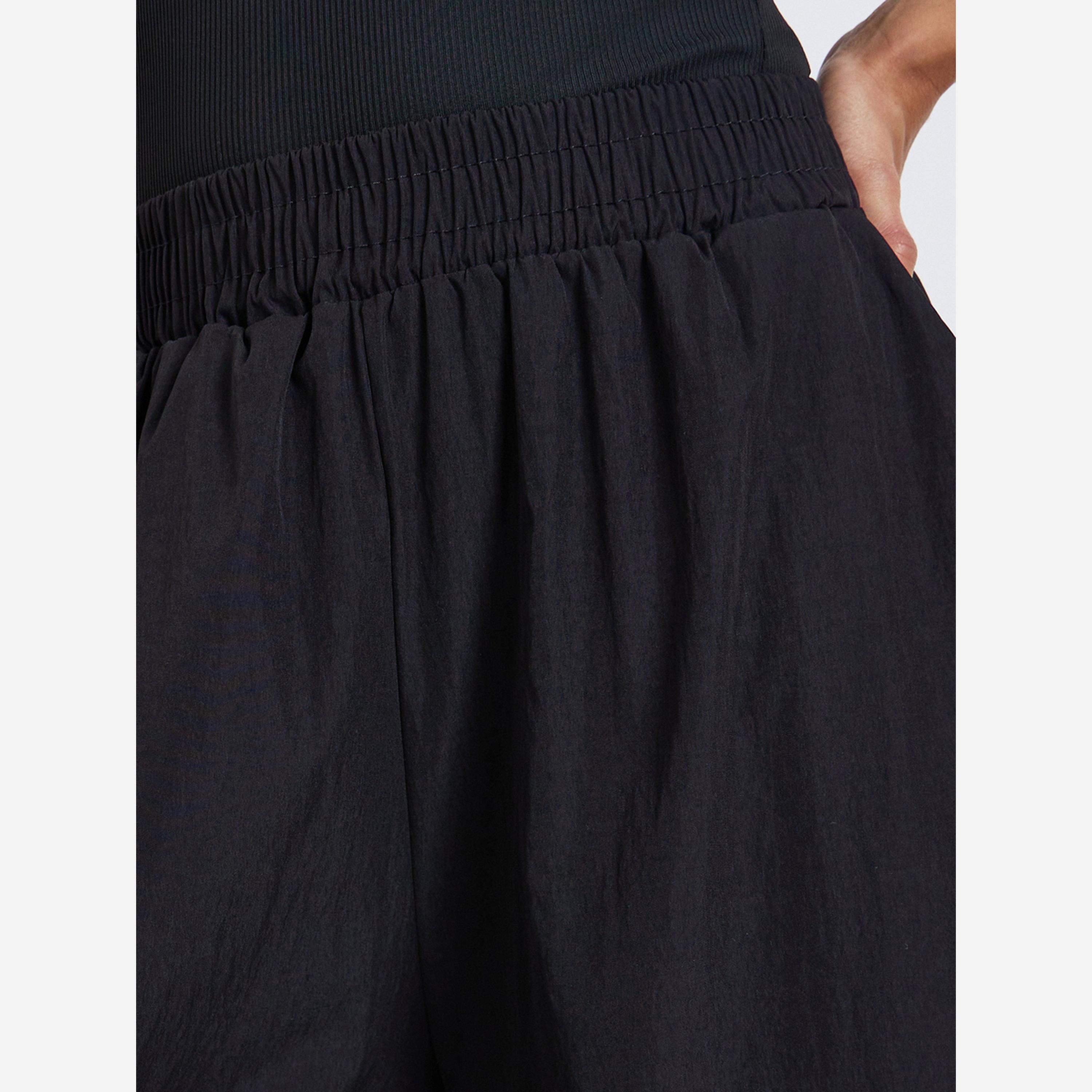 ستايلي - بنطال نسائي لون أسود واسع الساقين-women-clothing-bottoms-trousers-image-3