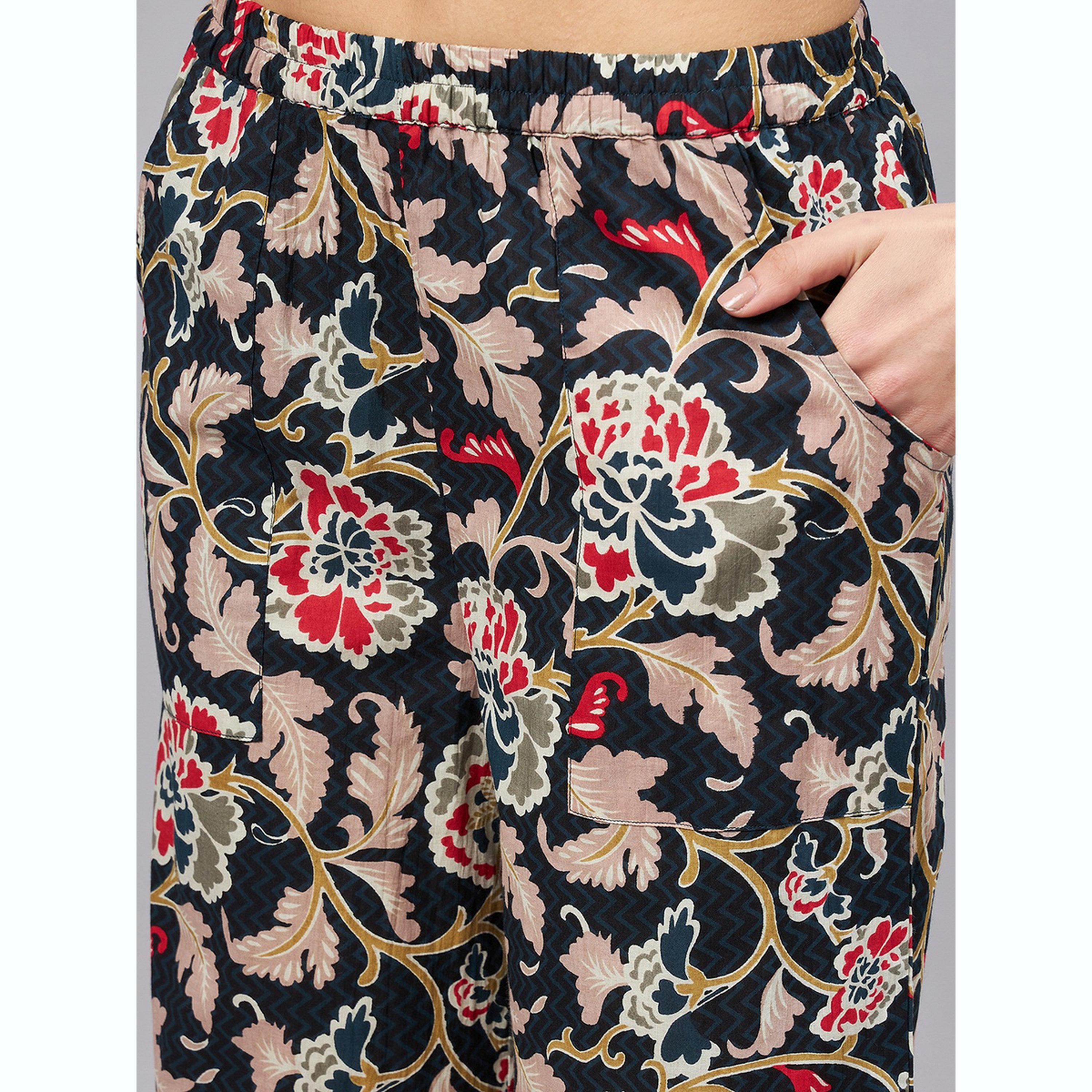 طقم منسق من بلوزة طويلة وبنطال مع ربطة سكرانشي-women-clothing-coordsets-image-5