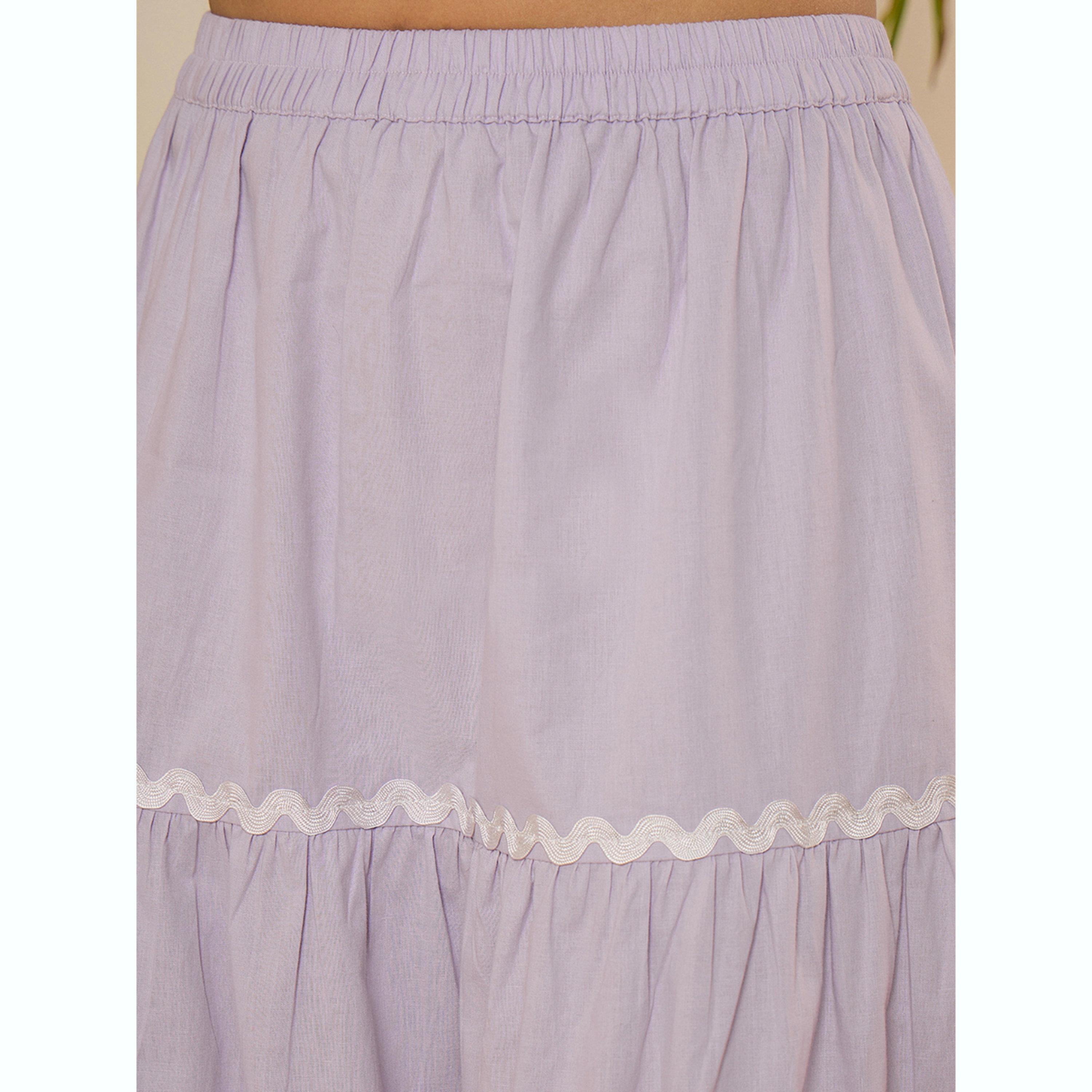 طقم بلوزة قصيرة سادة وتنورة ماكسي-women-clothing-coordsets-image-5