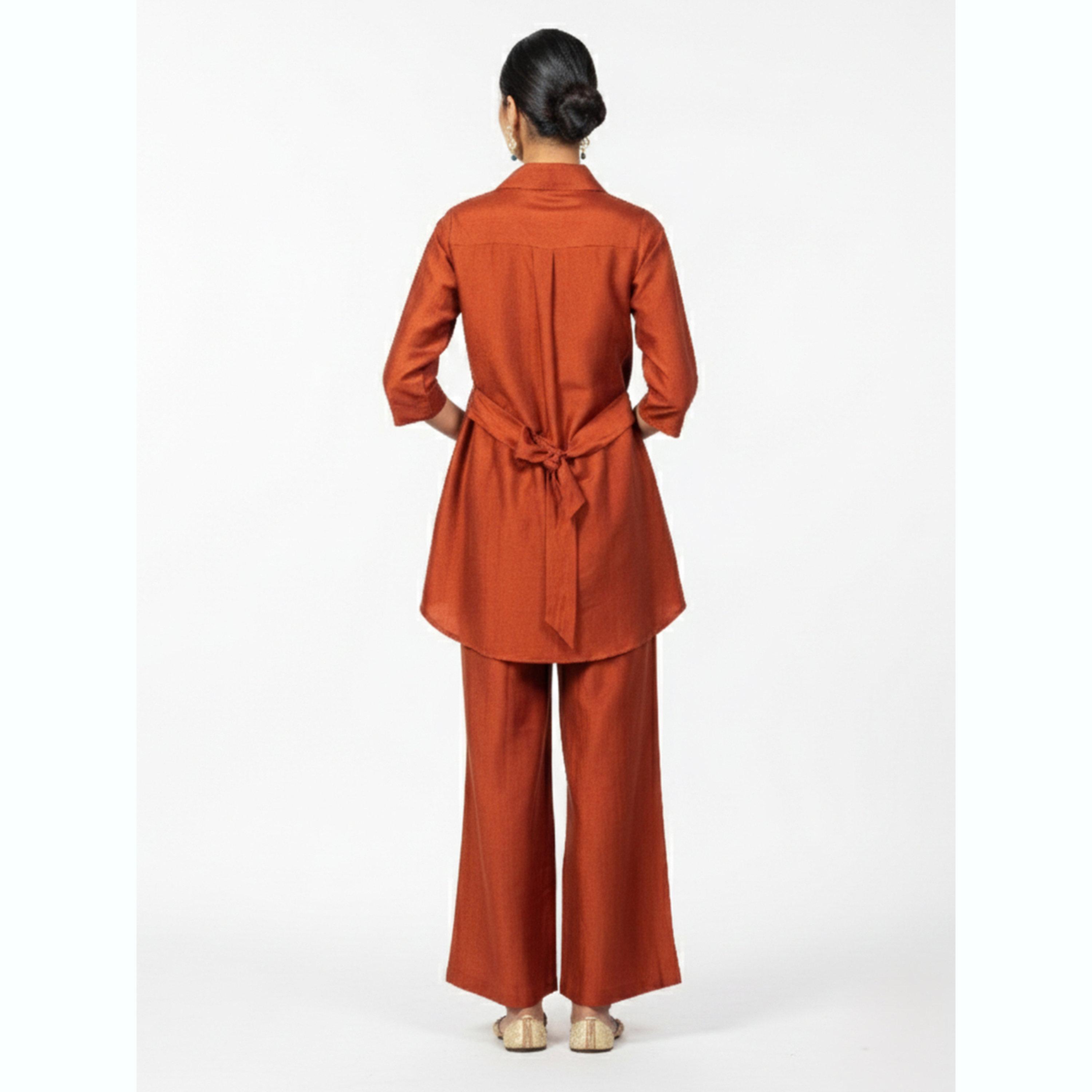 طقم قميص مطرز وبنطال بأرجل واسعة-women-clothing-coordsets-image-4