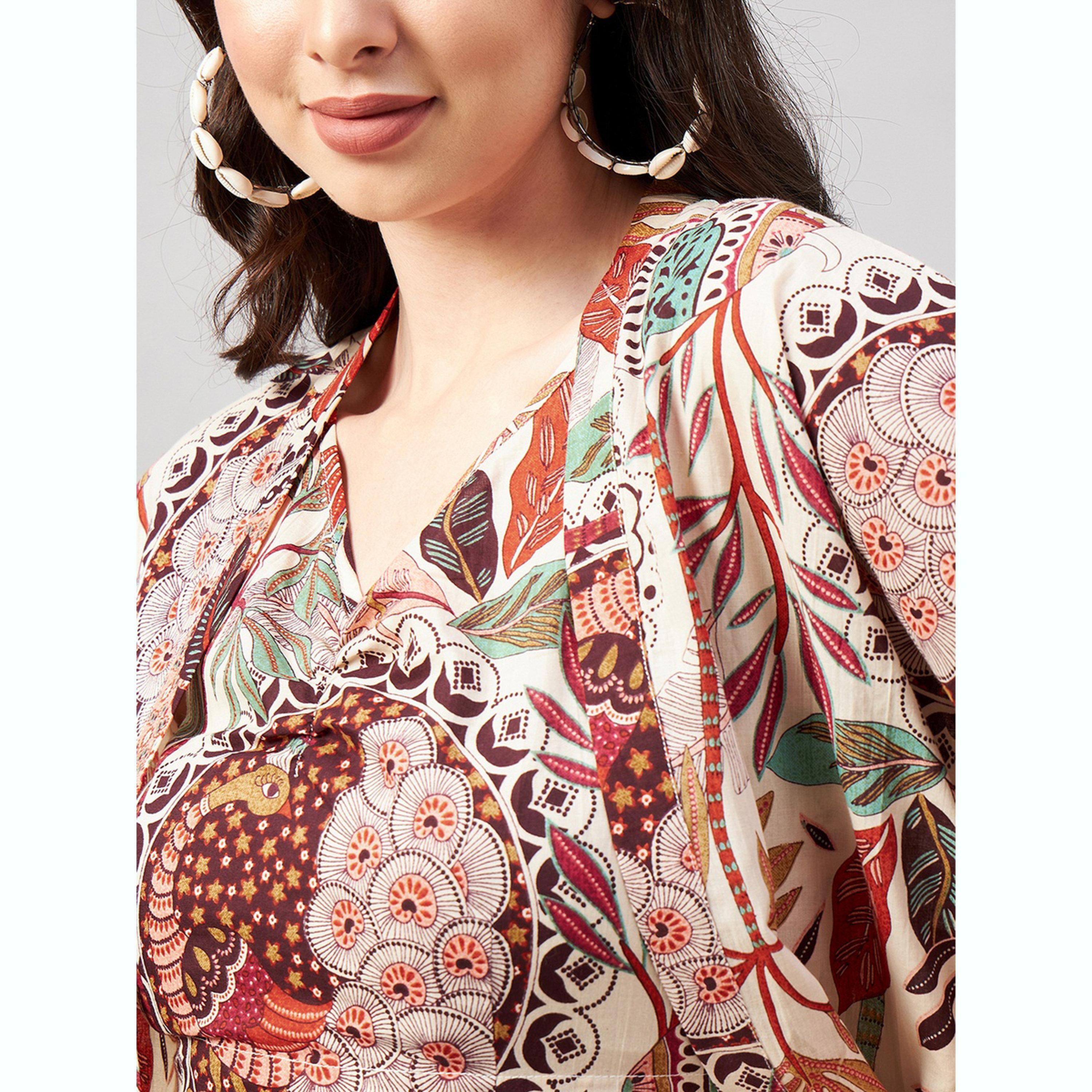 طقم كيمونو وبلوزة وشورت-women-clothing-coordsets-image-6