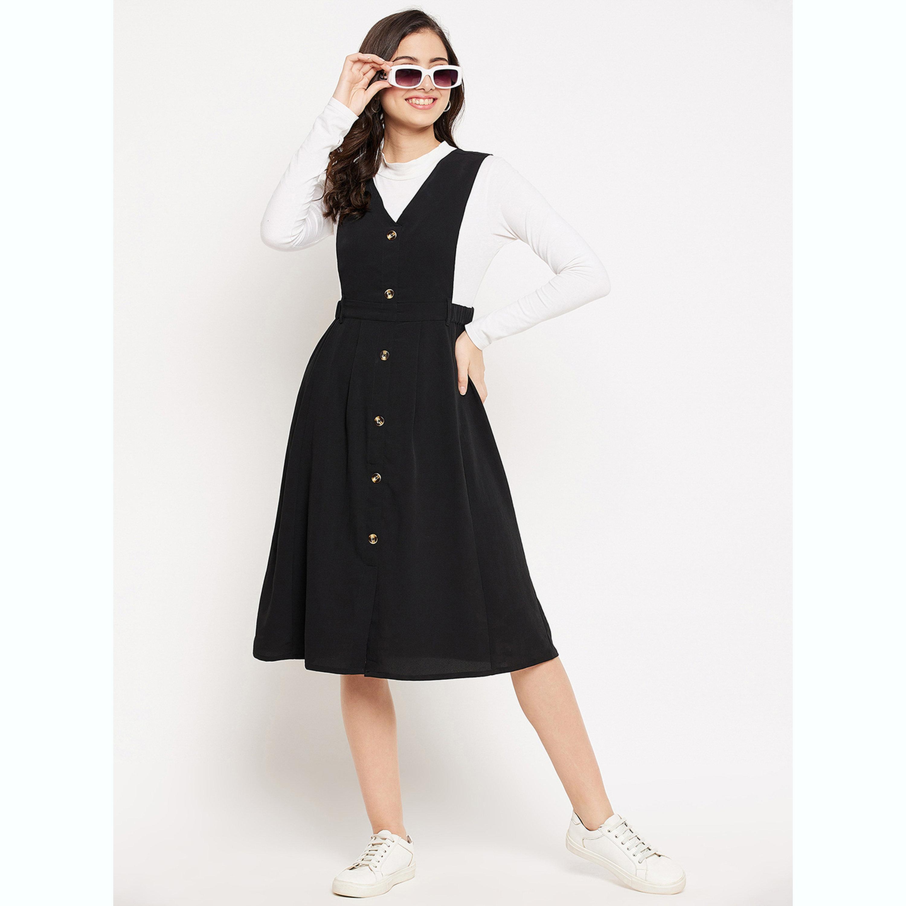 فستان ميدي واسع بقصة مريول-women-clothing-dresses-image-1