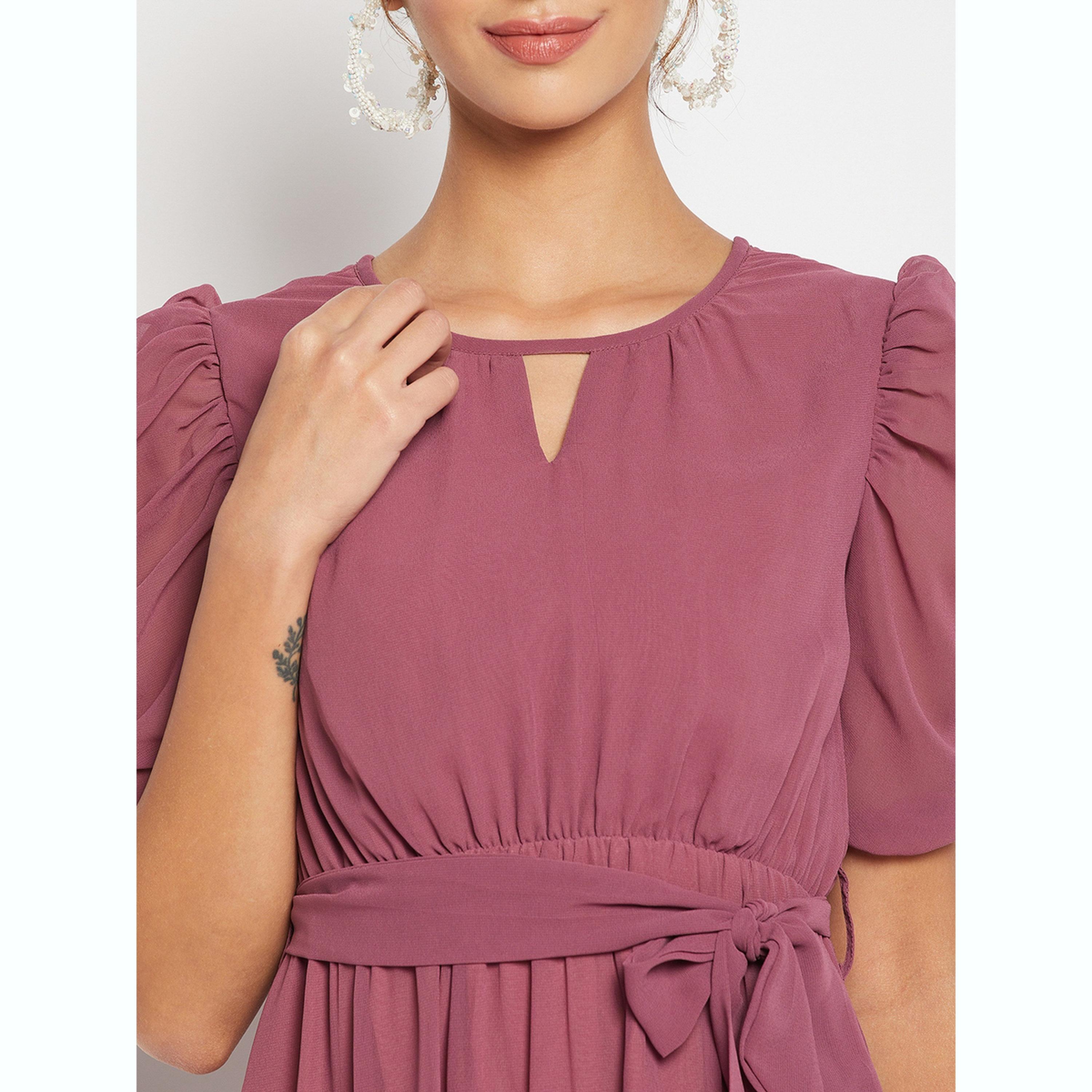 فستان ميدي بطبقات مزمومة-women-clothing-dresses-image-6