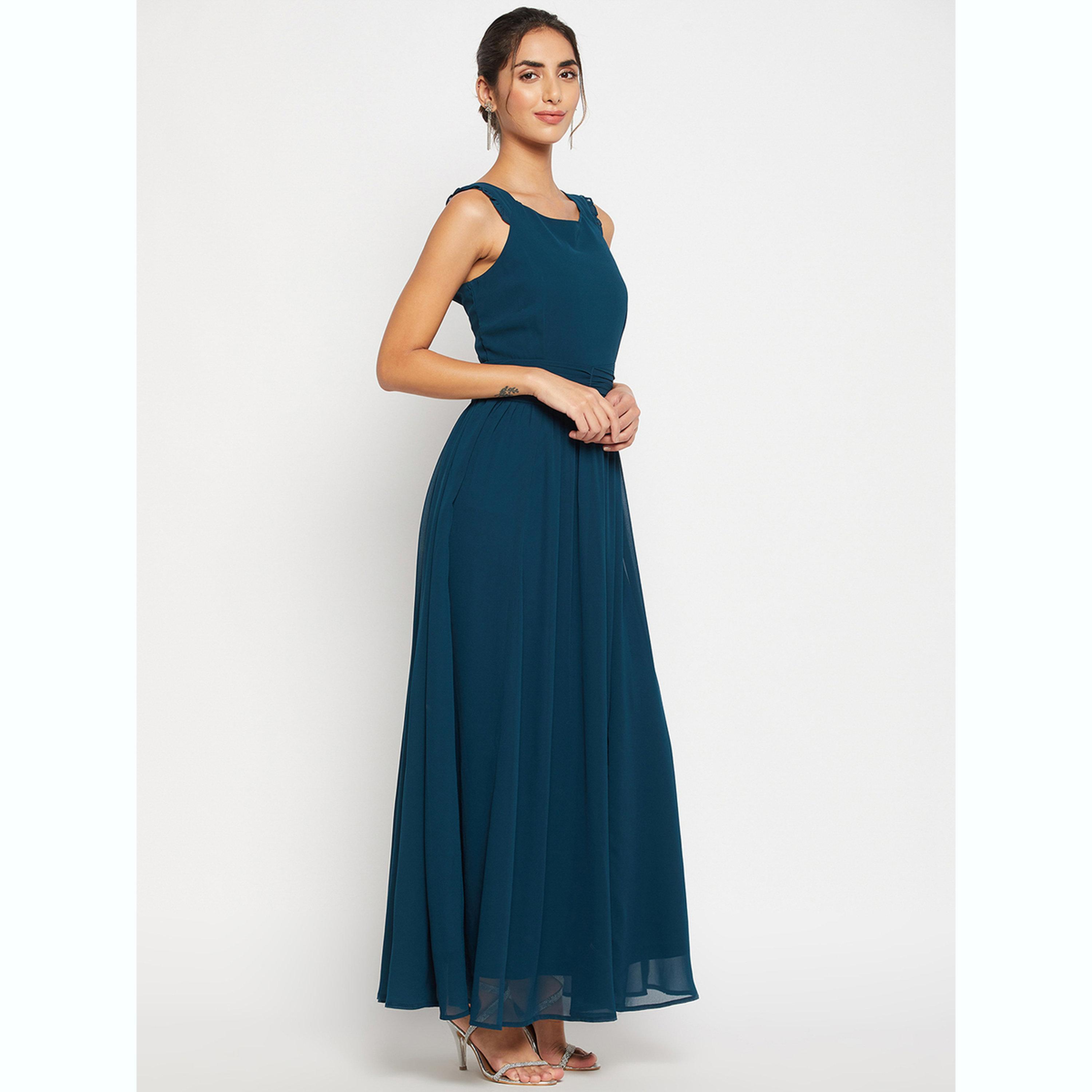 فستان ميدي بحافة واسعة بلا أكمام-women-clothing-dresses-image-3