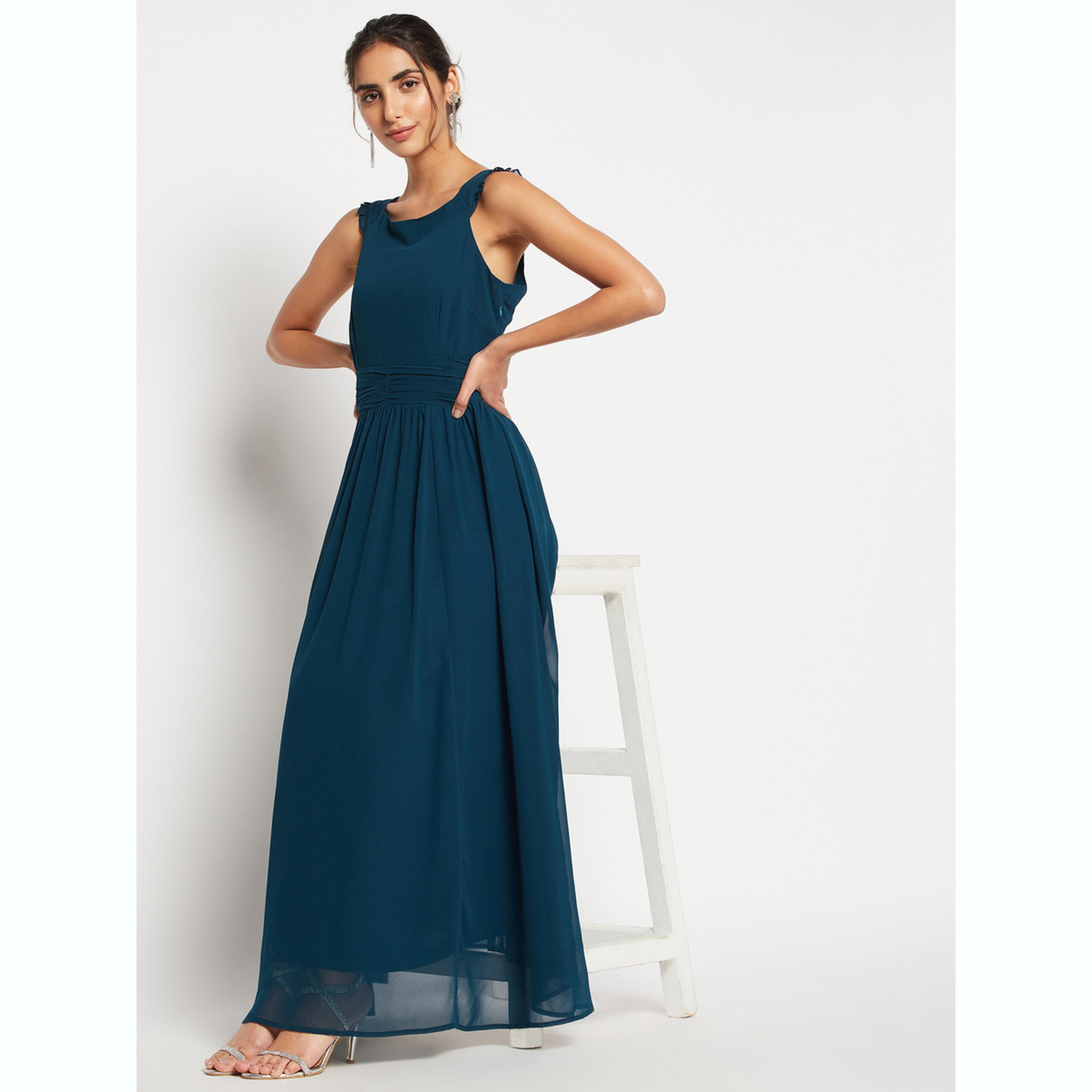 فستان ميدي بحافة واسعة بلا أكمام-women-clothing-dresses-image-5