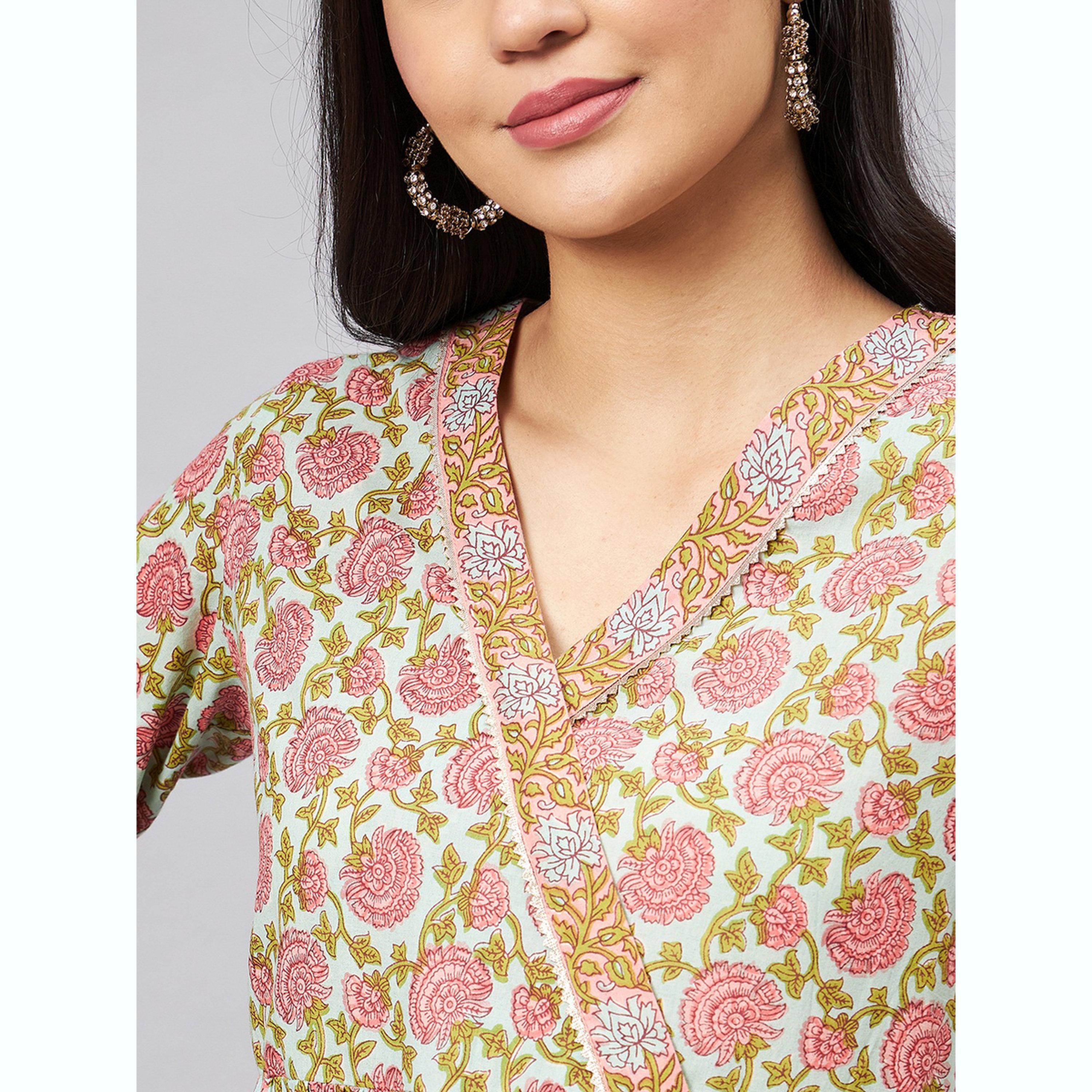 فستان ميدي بطبعة زهور-women-clothing-dresses-image-6