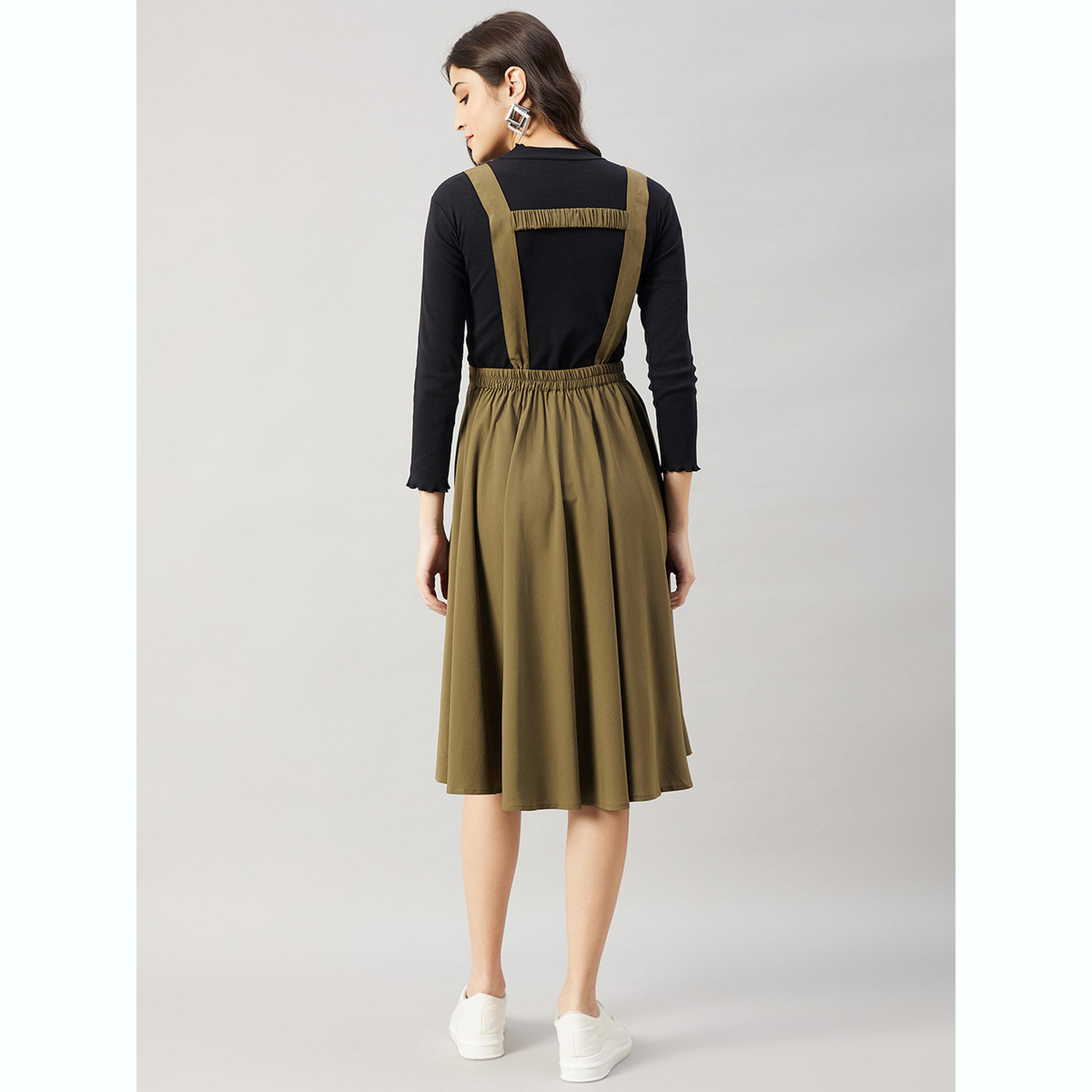 فستان بطول الركبة واسع بقصة مريول-women-clothing-dresses-image-5