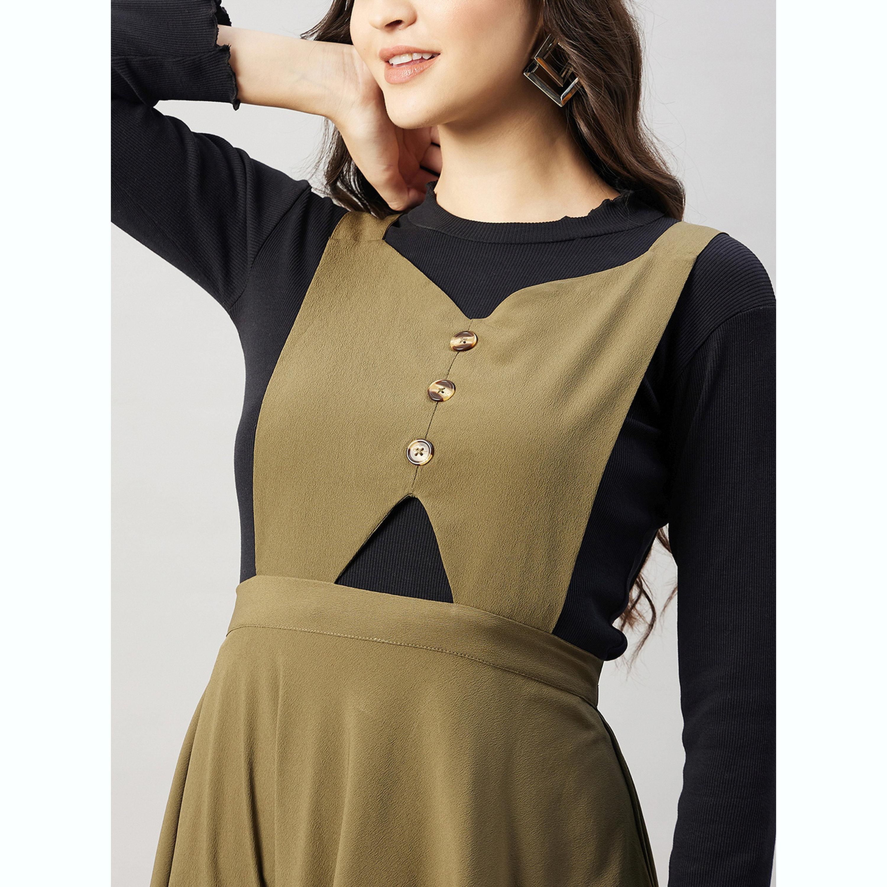 فستان بطول الركبة واسع بقصة مريول-women-clothing-dresses-image-6