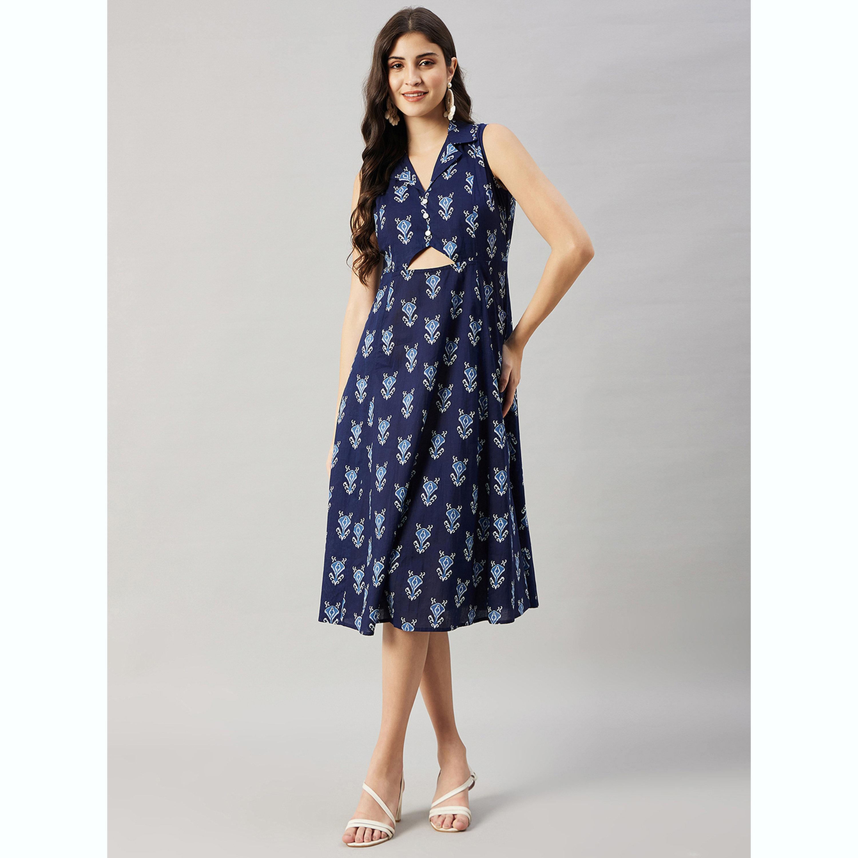 فستان ميدي بلا أكمام بقصة مفتوحة-women-clothing-dresses-image-1