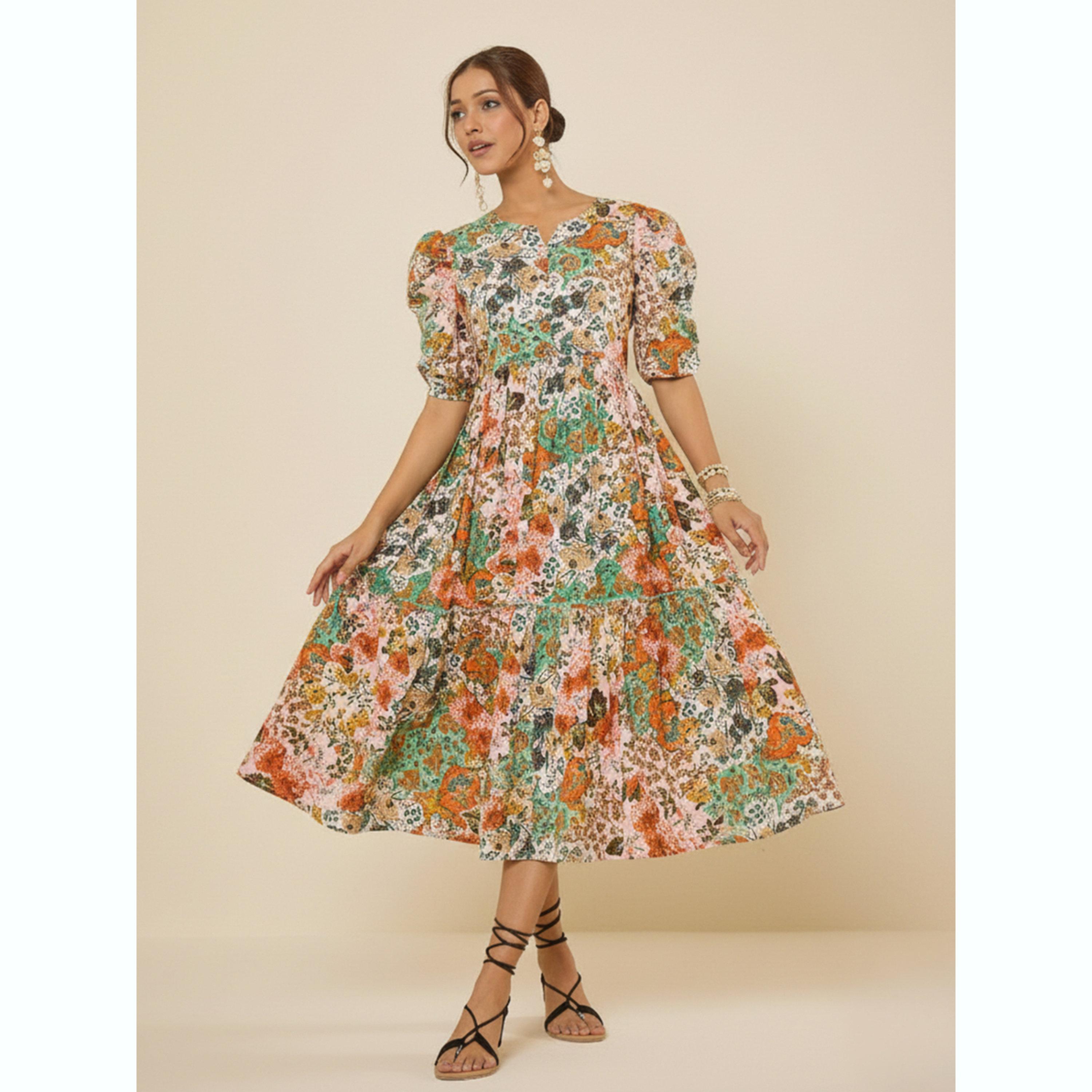 فستان ميدي بطبقات وطبعة كاملة-women-clothing-dresses-image-1