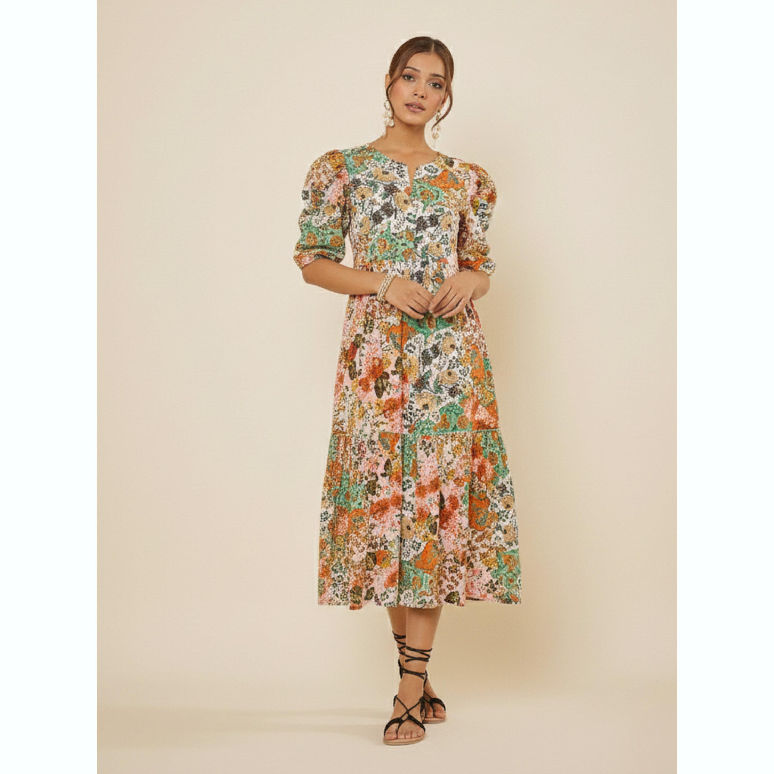فستان ميدي بطبقات وطبعة كاملة-women-clothing-dresses-image-2
