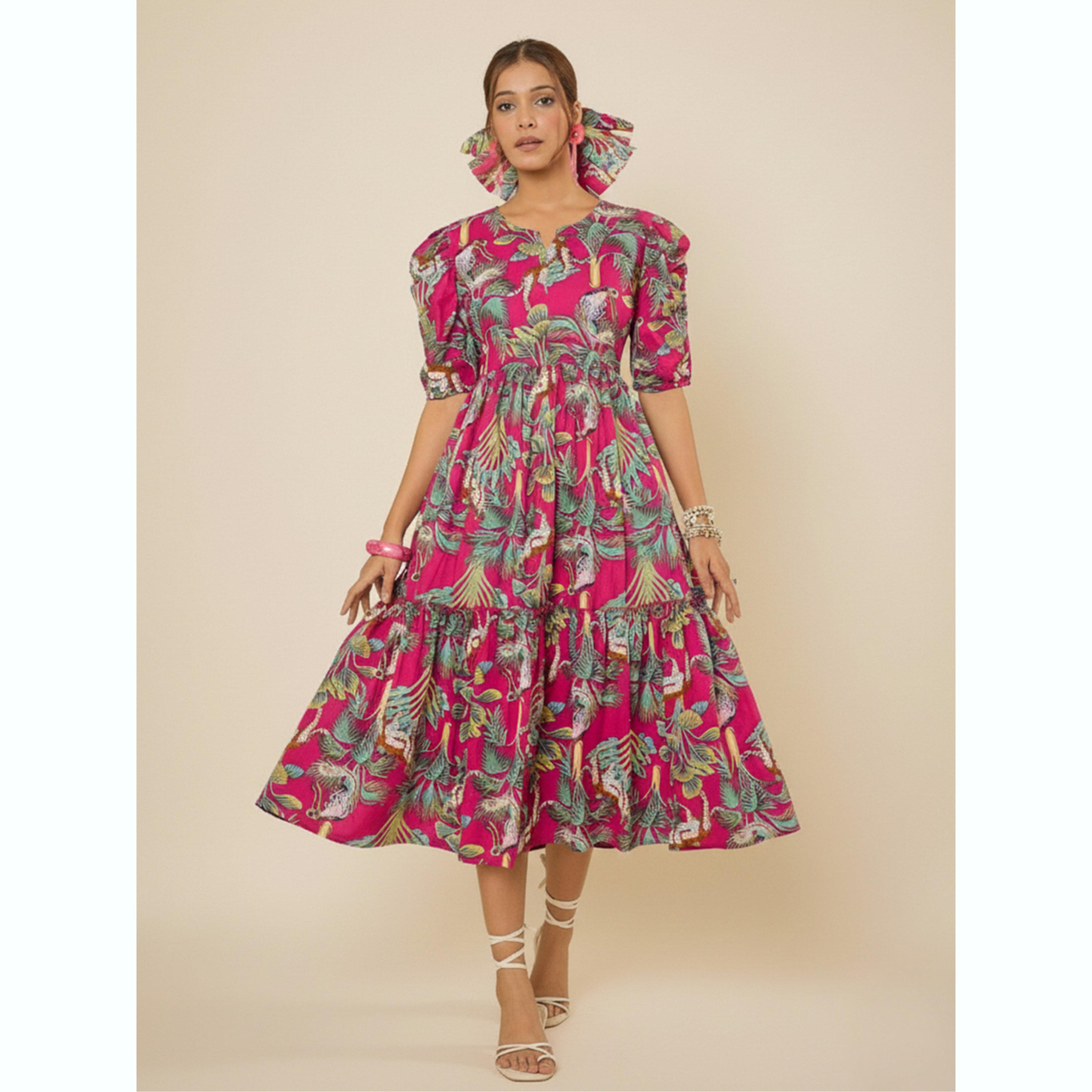 فستان ميدي بطبقات وطبعة استوائية-women-clothing-dresses-image-1