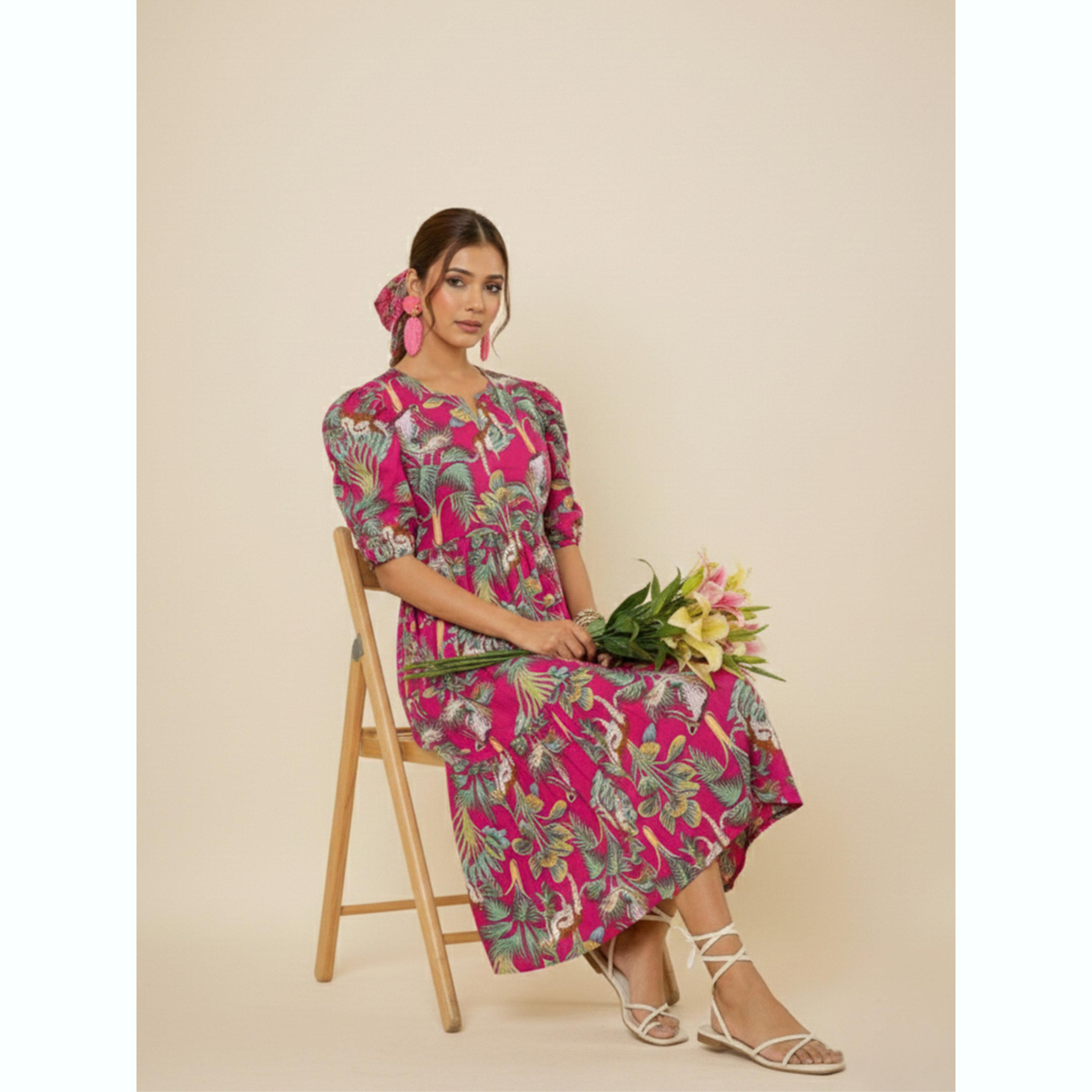 فستان ميدي بطبقات وطبعة استوائية-women-clothing-dresses-image-2