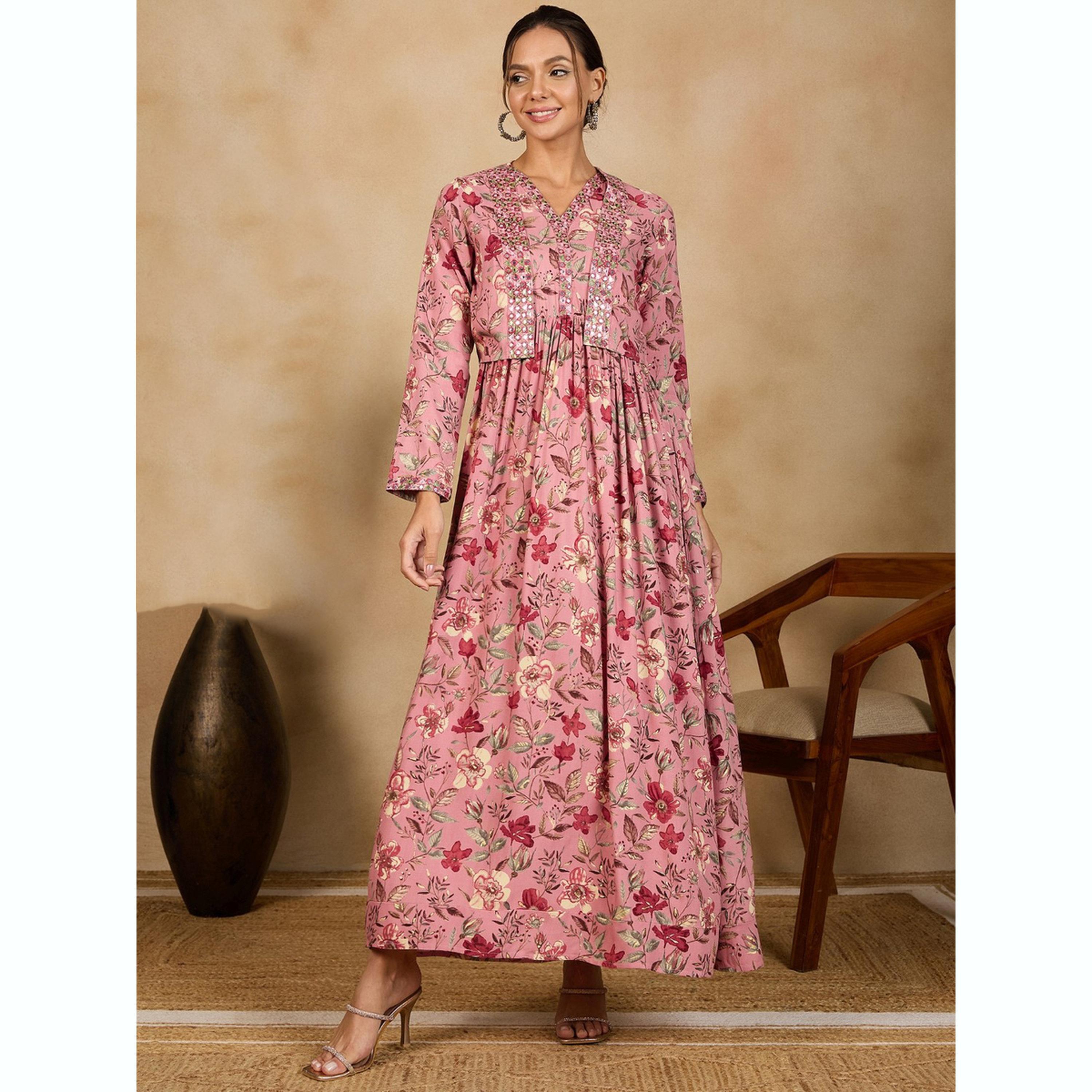 فستان طويل بأكمام طويلة مطرز-women-clothing-dresses-image-1