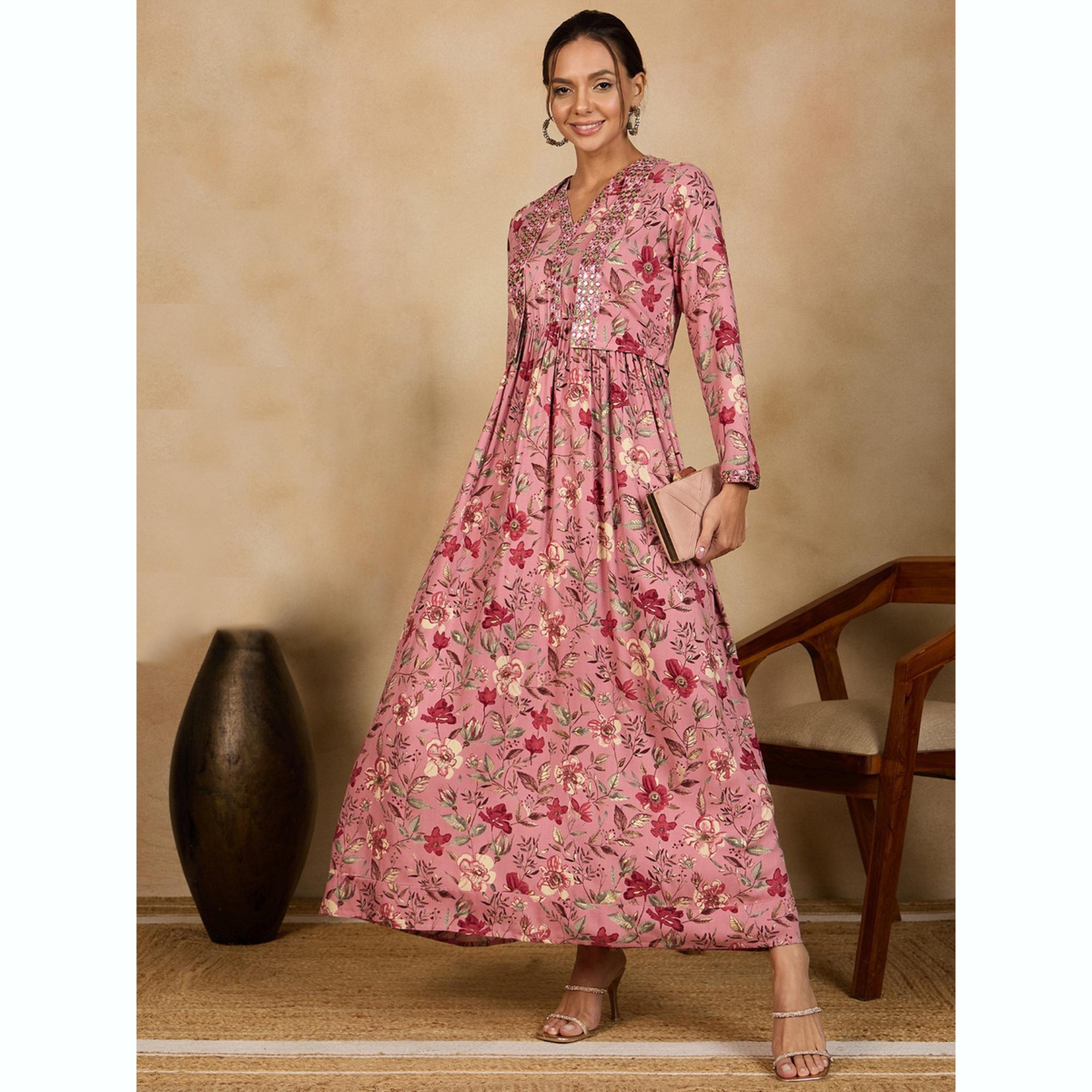 فستان طويل بأكمام طويلة مطرز-women-clothing-dresses-image-2