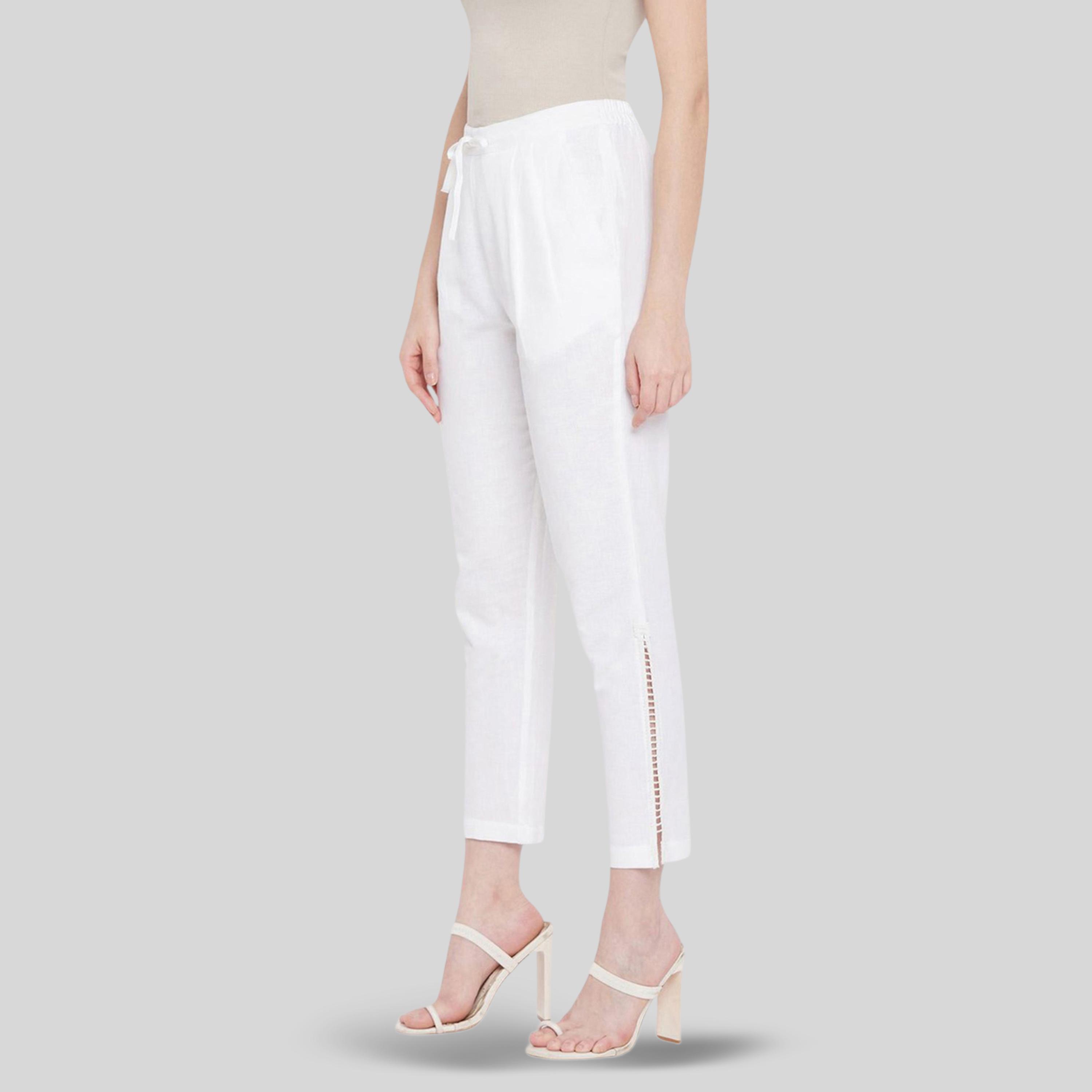 بنطال برباط وتفاصيل مفرغة-women-clothing-bottoms-joggers-image-2