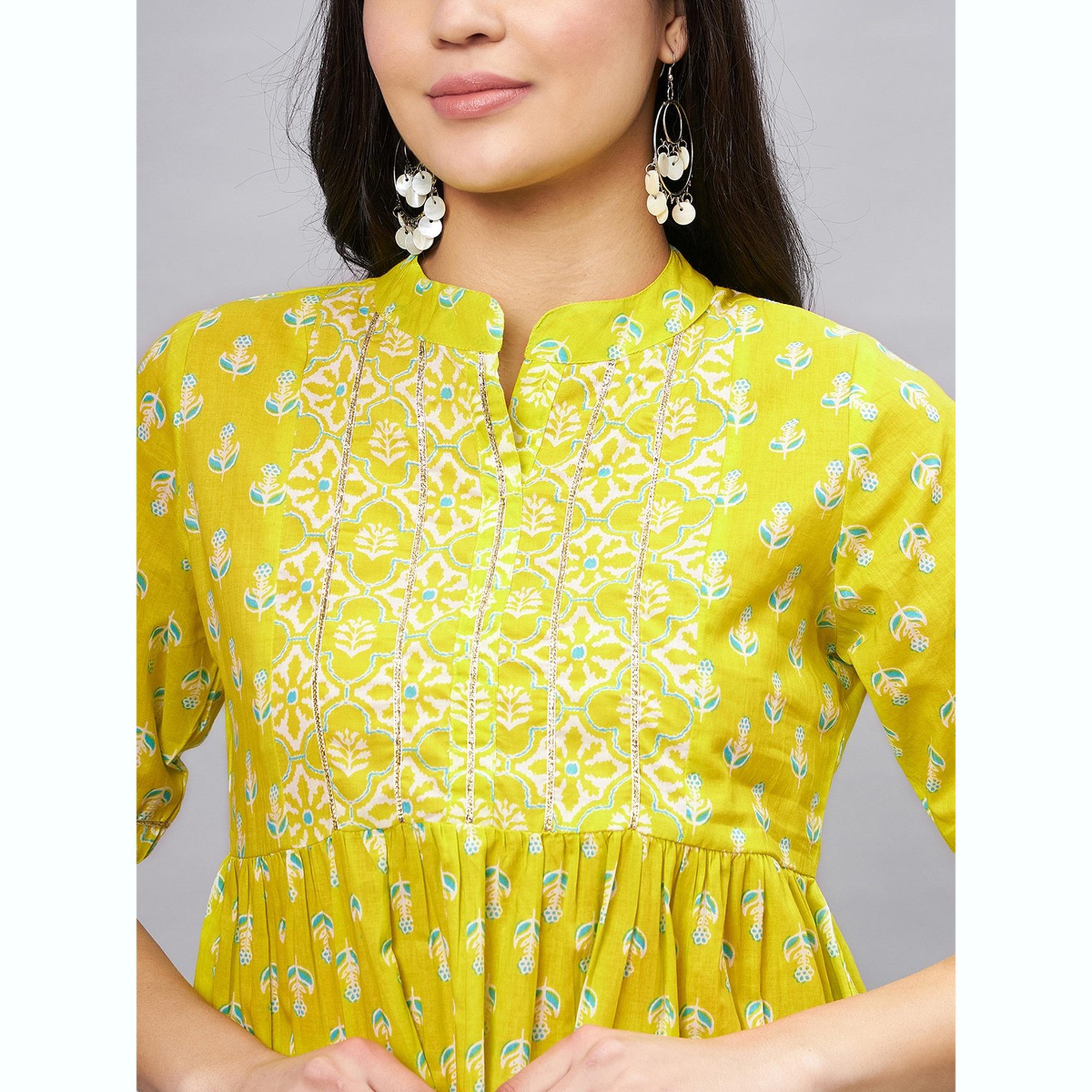 WineRed X Styli Women Lime Green Printed Top with 3/4 Sleeve-women-clothing-shirtsandblouses-blouses-image-6