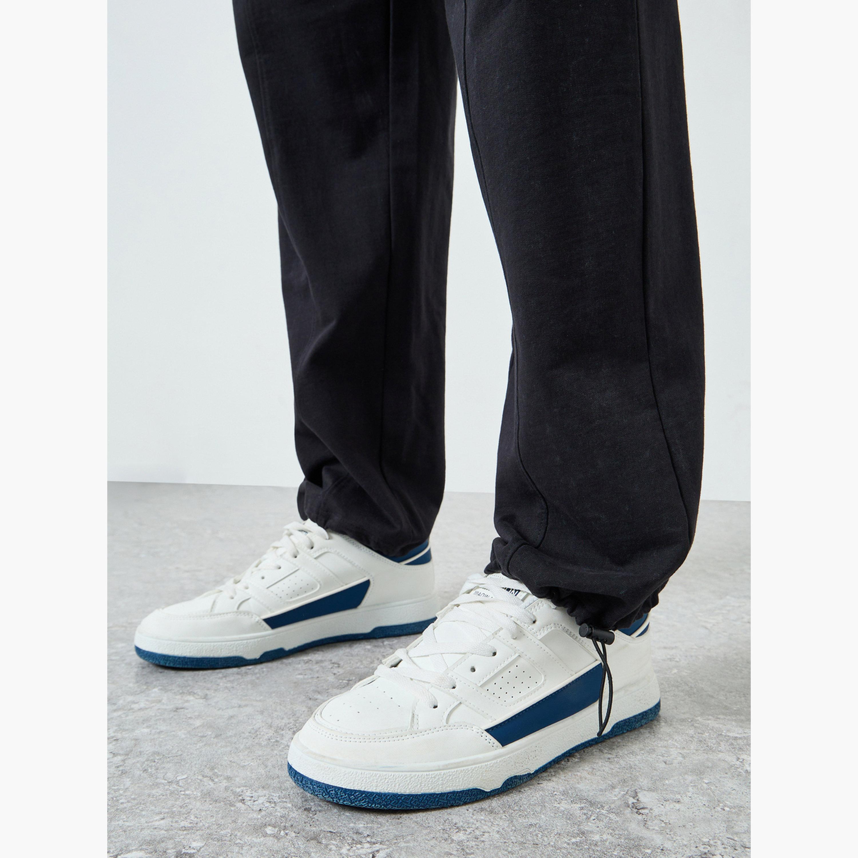 جوغر رجالي أسود مريح برباط خصر-men-clothing-bottoms-joggers-image-4
