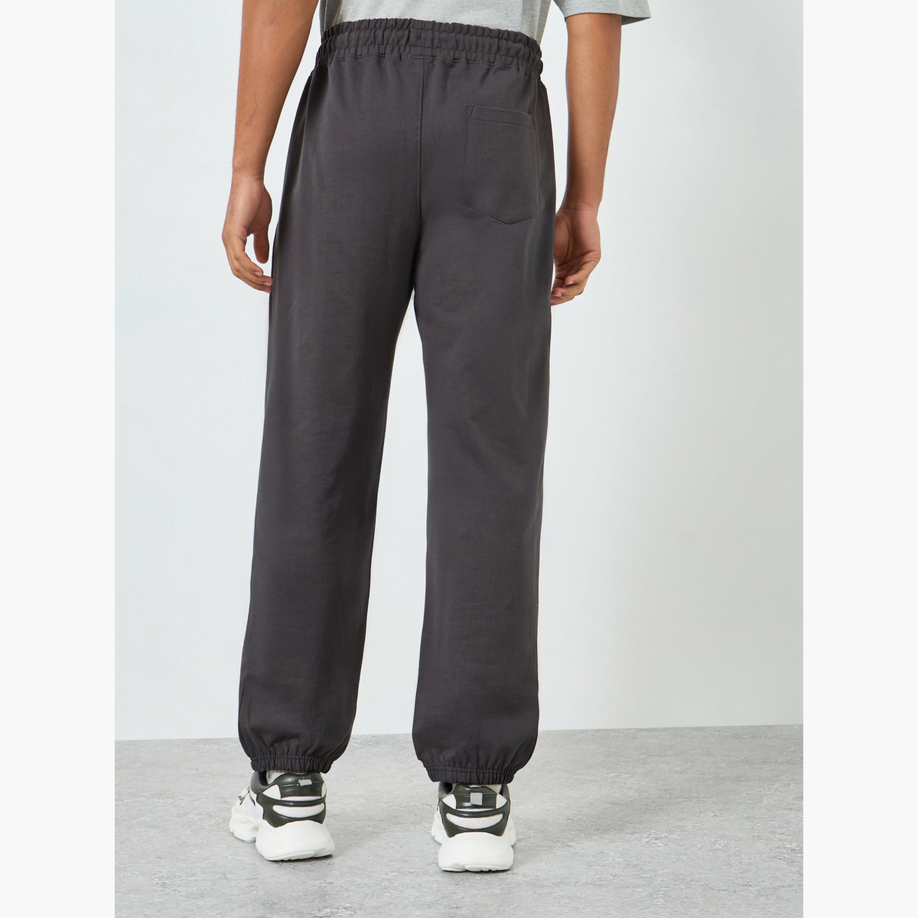 Styli Men Slim Fit Palm Embroidery Joggers-men-clothing-bottoms-joggers-image-3