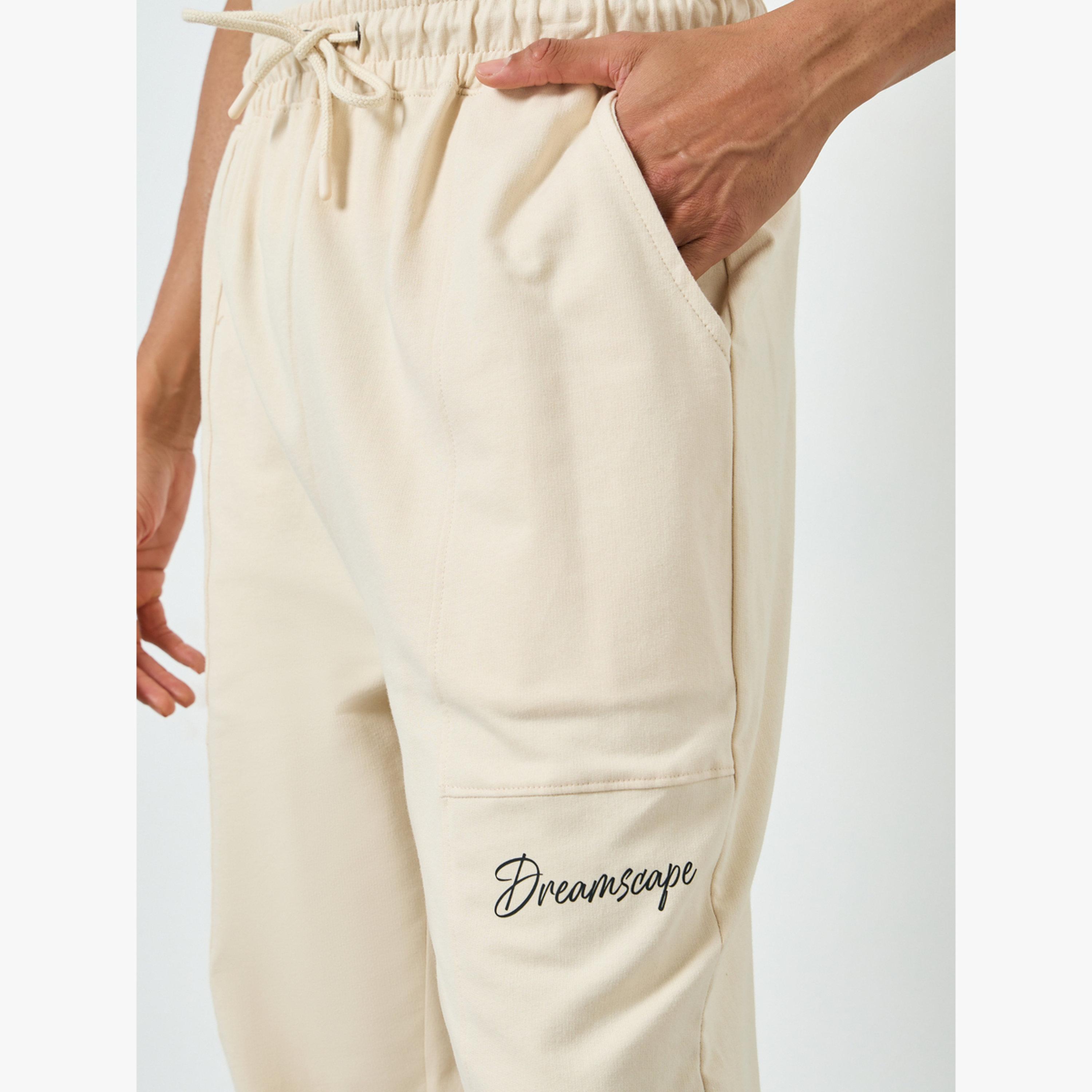 جوغر قصة واسعة بأجزاء مباينة-men-clothing-bottoms-joggers-image-3